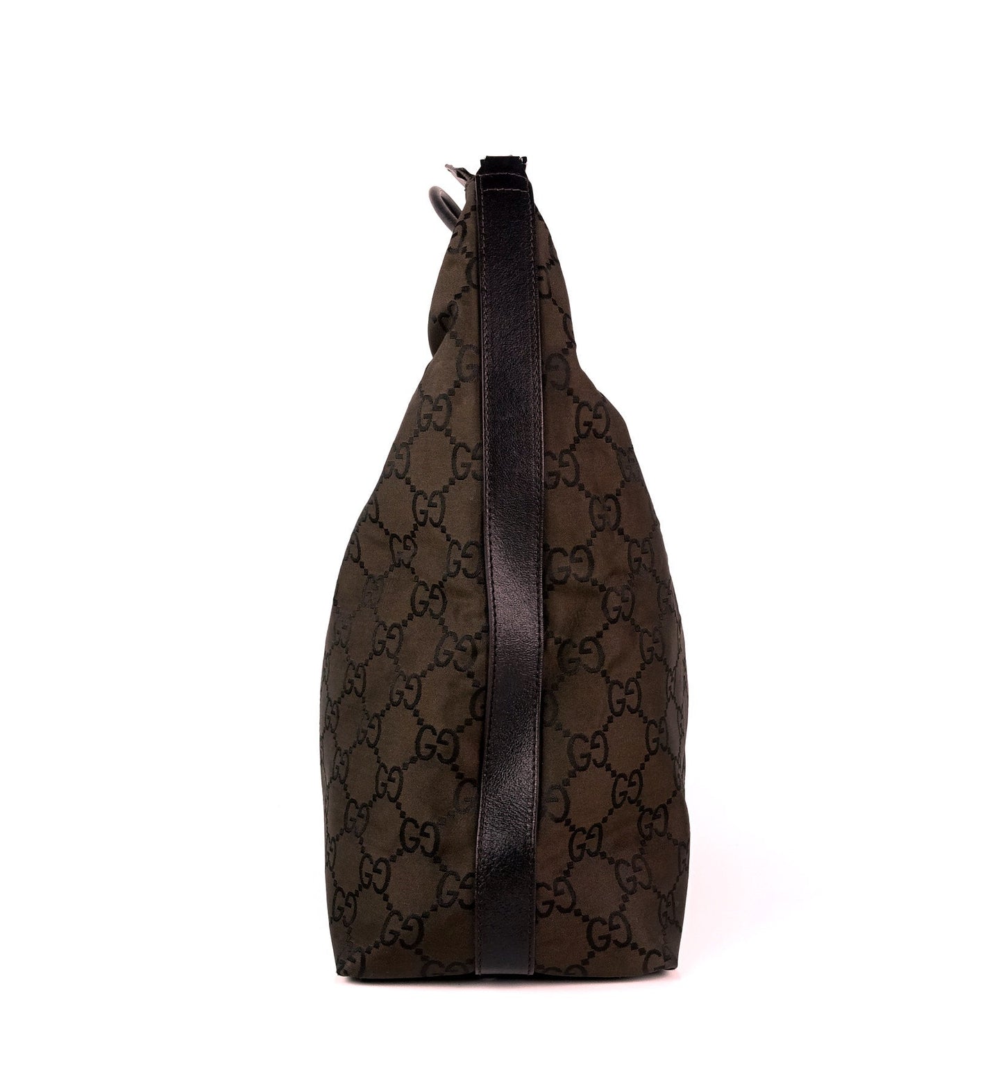Gucci Monogram Nylon Hobo Bag