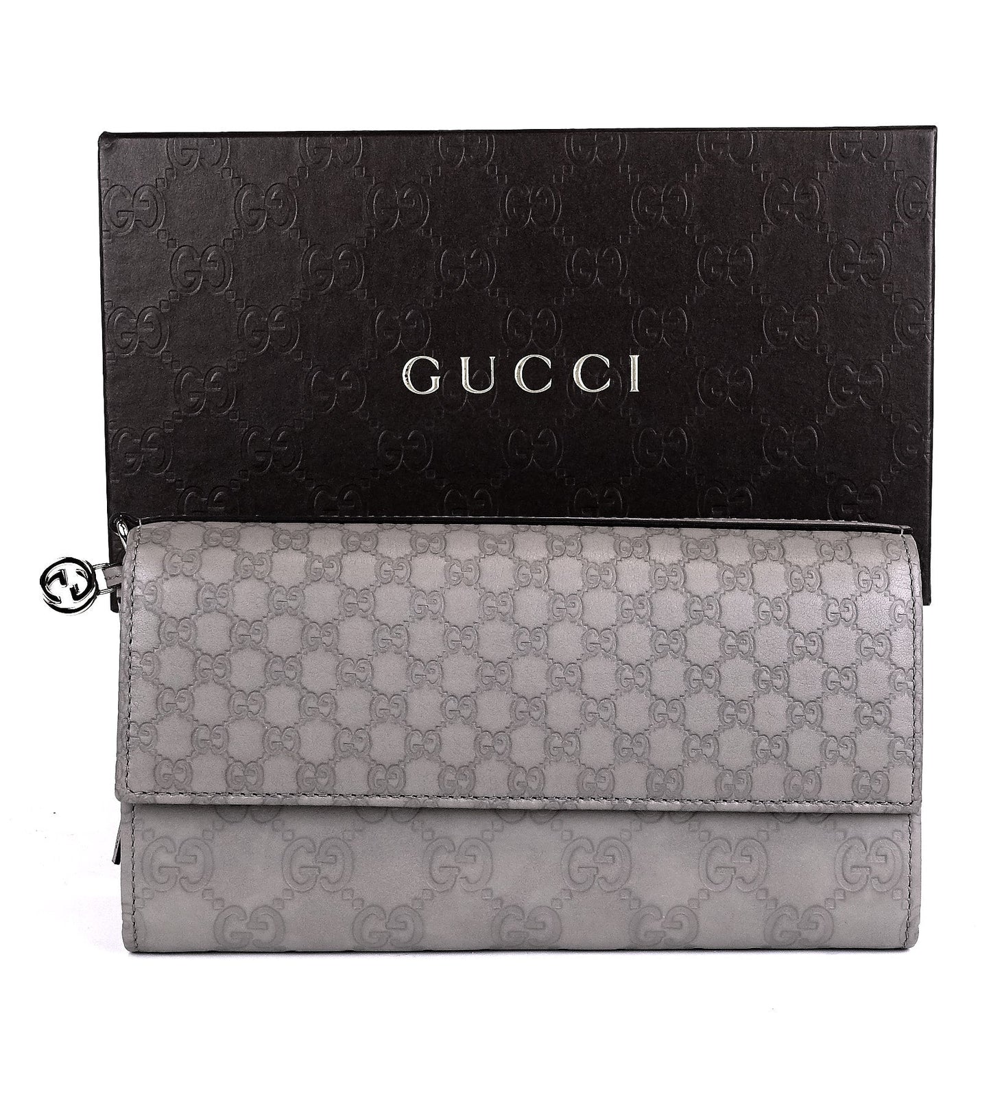 Gucci Guccissima Leather Continental Wallet