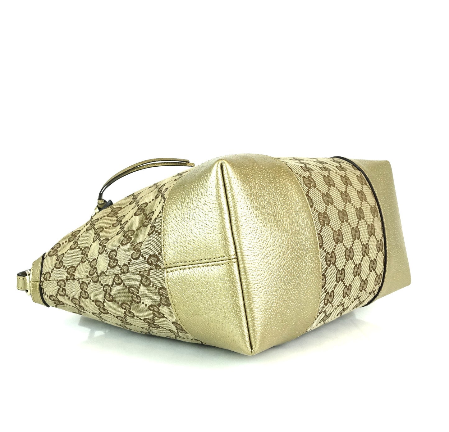 Gucci Bree Monogram Canvas Convertible Top Handle Bag