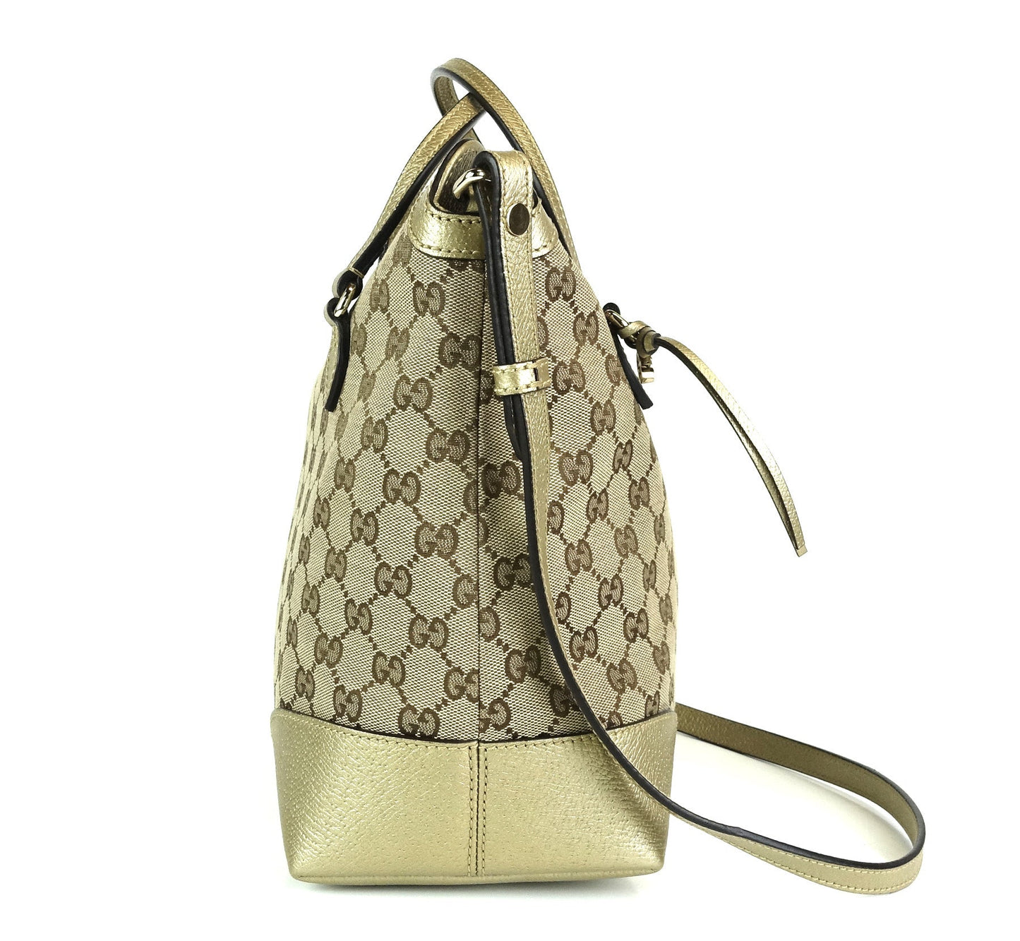 Gucci Bree Monogram Canvas Convertible Top Handle Bag