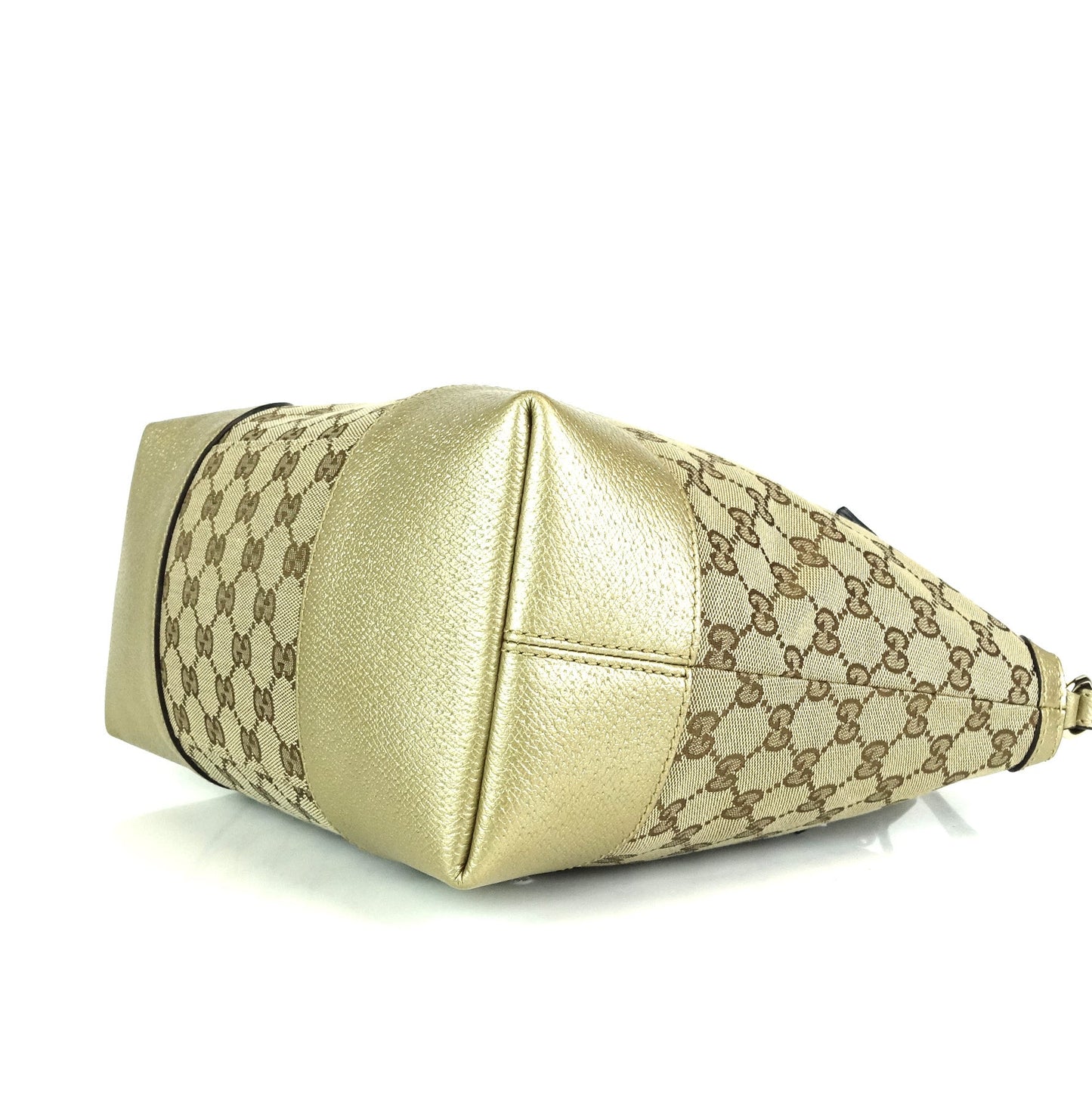 Gucci Bree Monogram Canvas Convertible Top Handle Bag