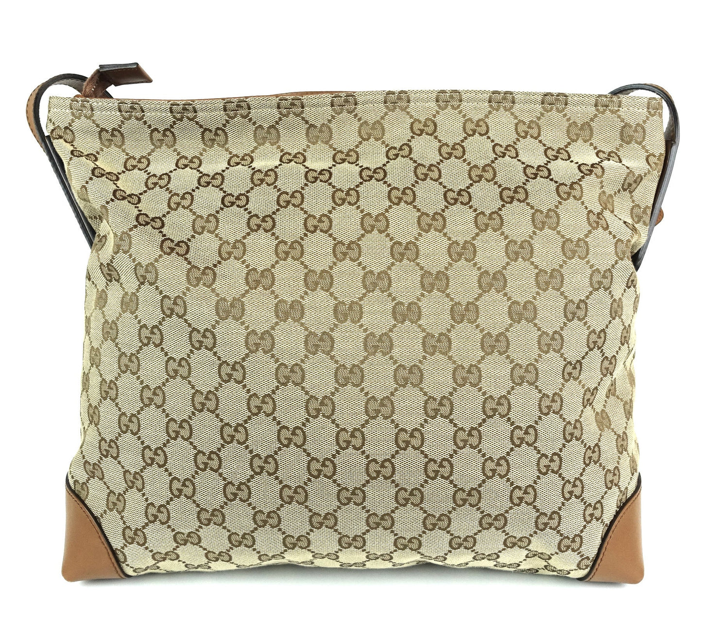 Gucci Monogram Canvas Large Messenger Bag