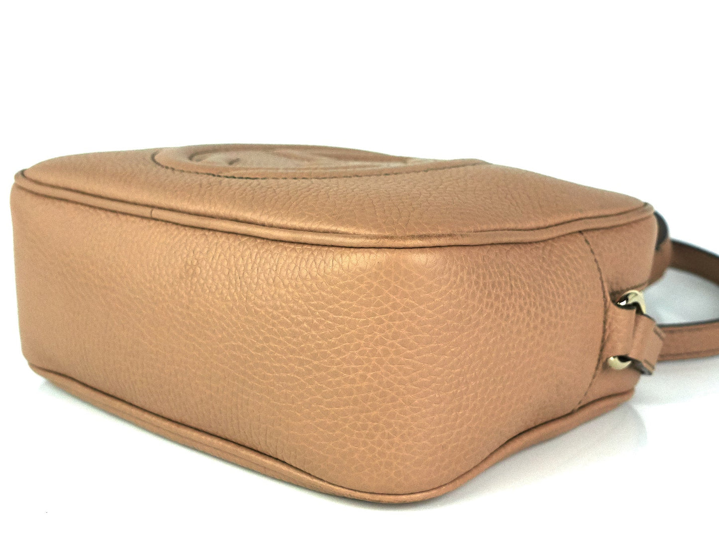 Gucci Soho Disco Grained Calf Leather Small Crossbody Bag