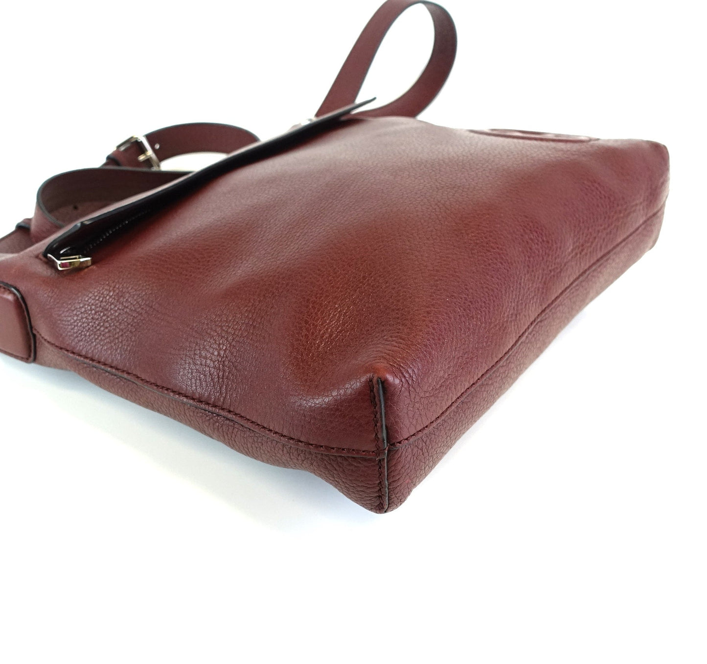 Gucci Soho Calf Leather Front Flap Pocket Medium Bag