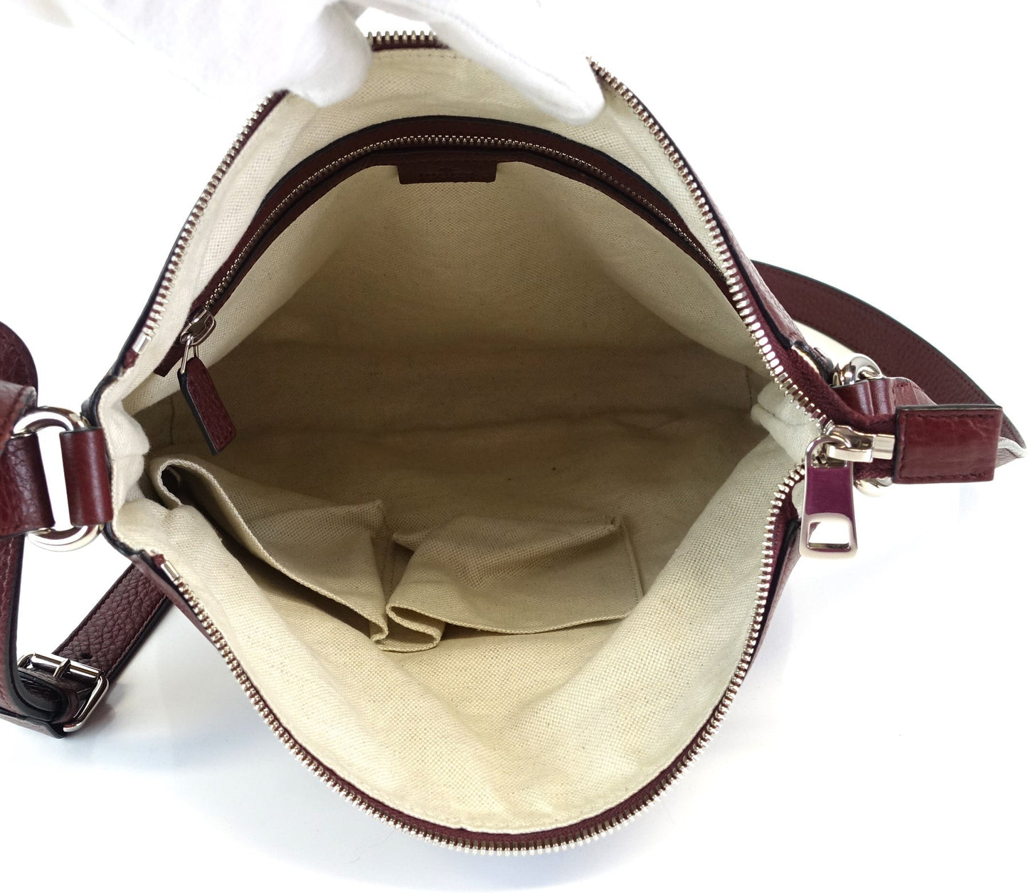 Gucci Soho Calf Leather Front Flap Pocket Medium Bag