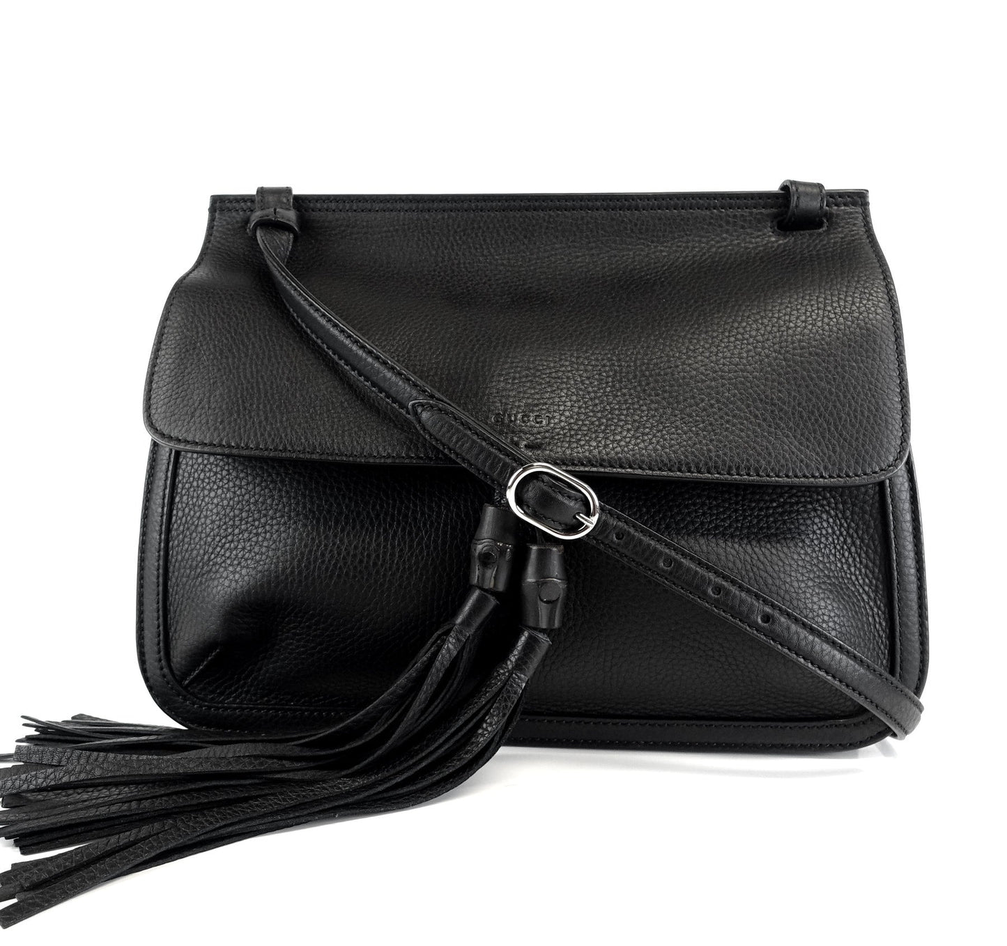 Gucci Bamboo Daily Flap Calf Leather Bag