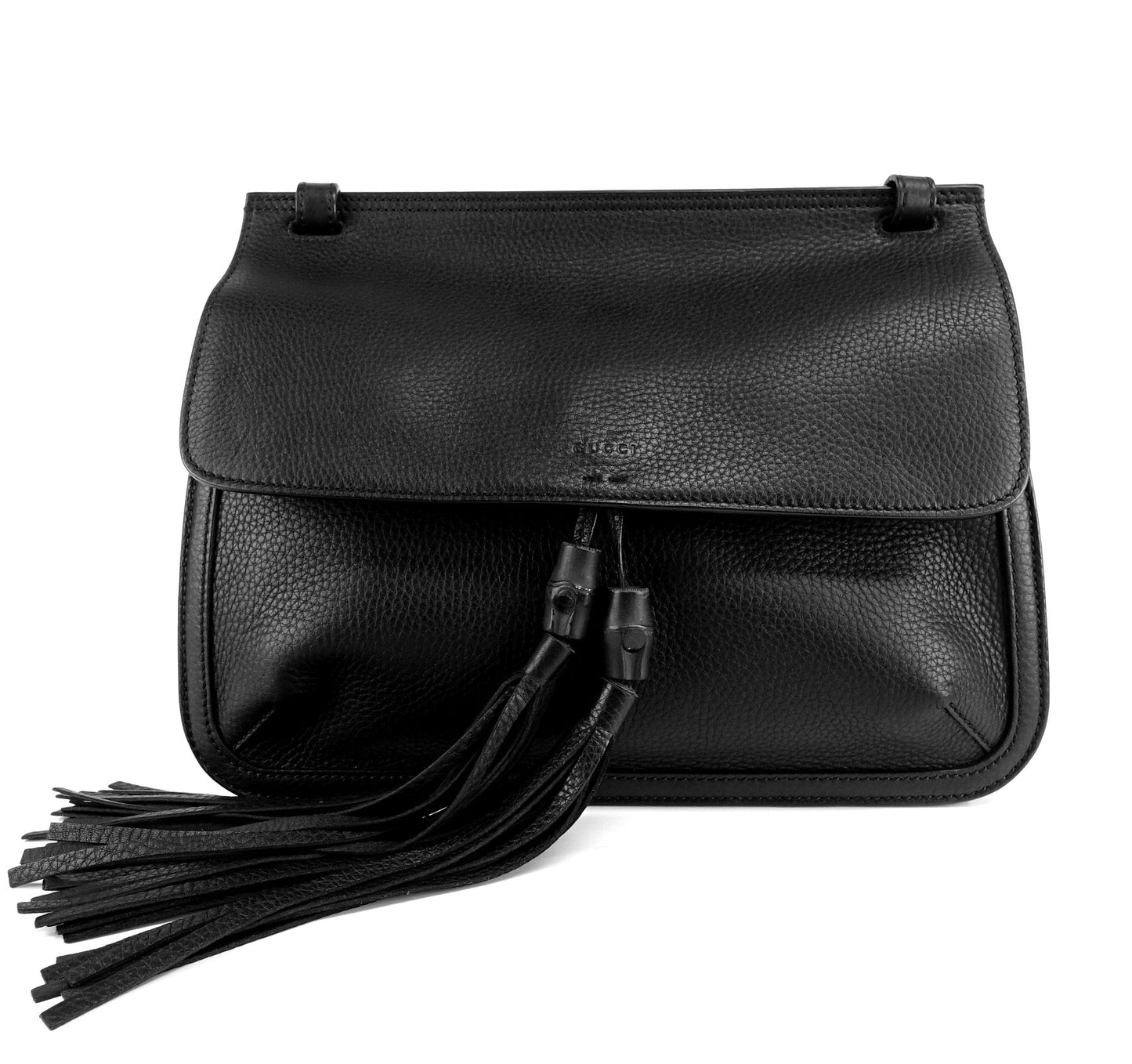 Gucci Bamboo Daily Flap Calf Leather Bag
