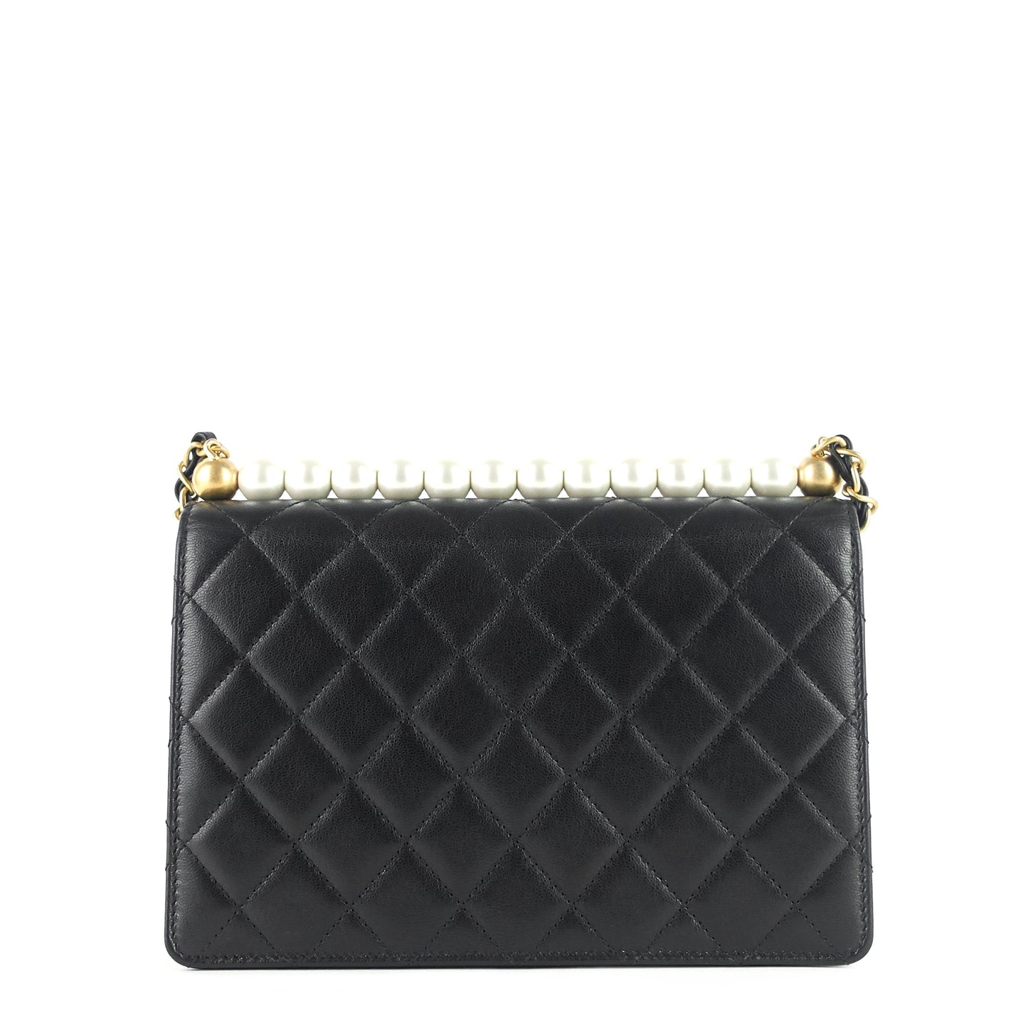 Chanel Chic Pearls Mini Lambskin Leather Bag