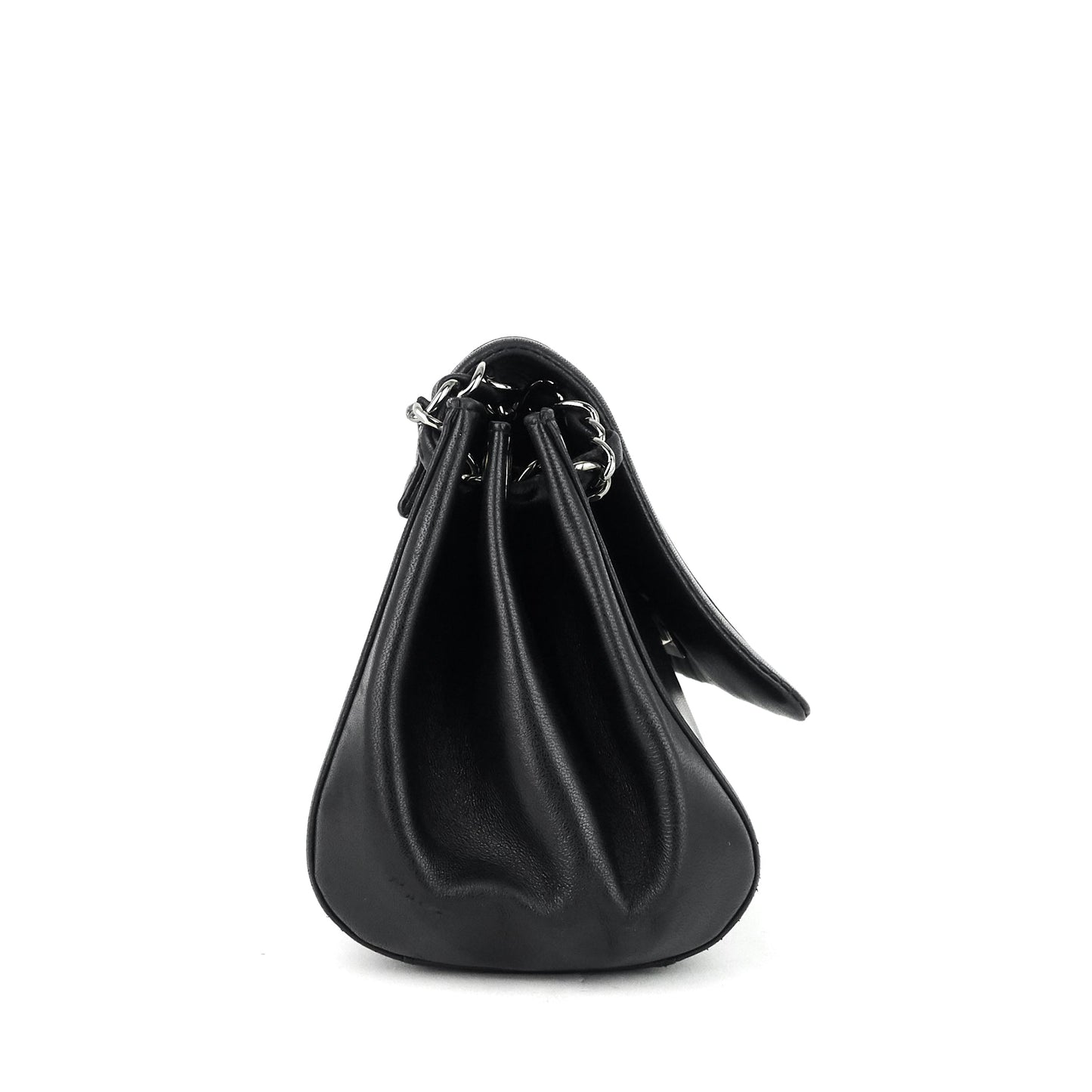 Chanel Lambskin Leather Fliplock Shoulder Bag