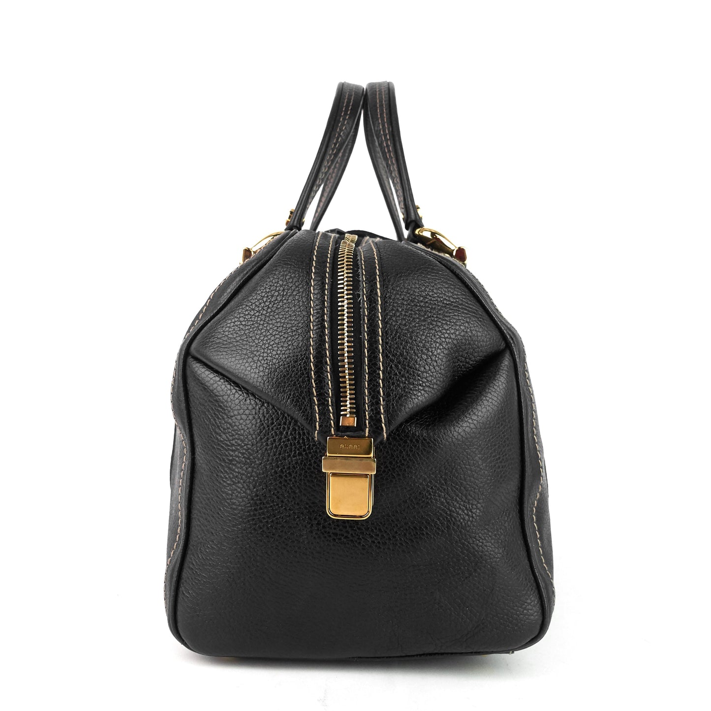 Gucci Aviatrix Large Leather Boston Bag