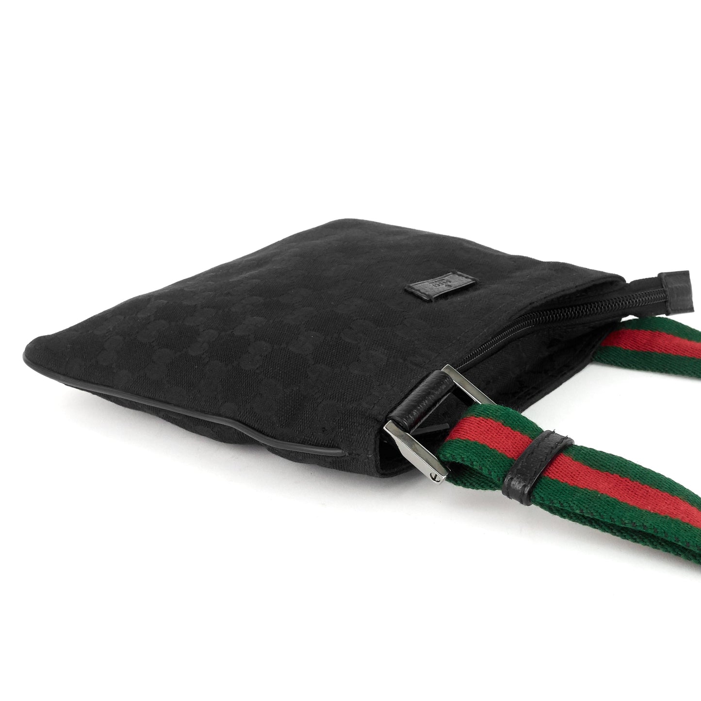 Gucci GG Canvas Web Strap Small Messenger Bag