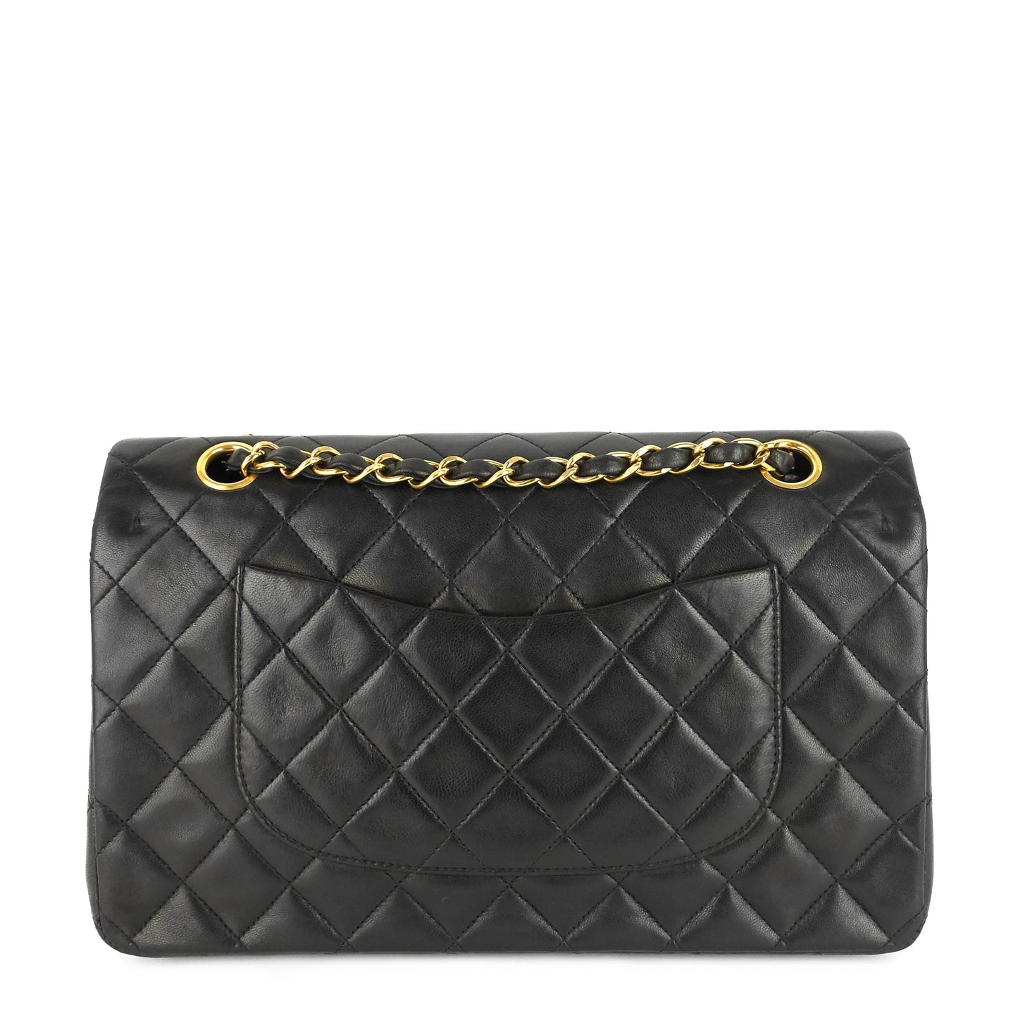 Chanel Double Flap Quilted Lambskin Leather Bag