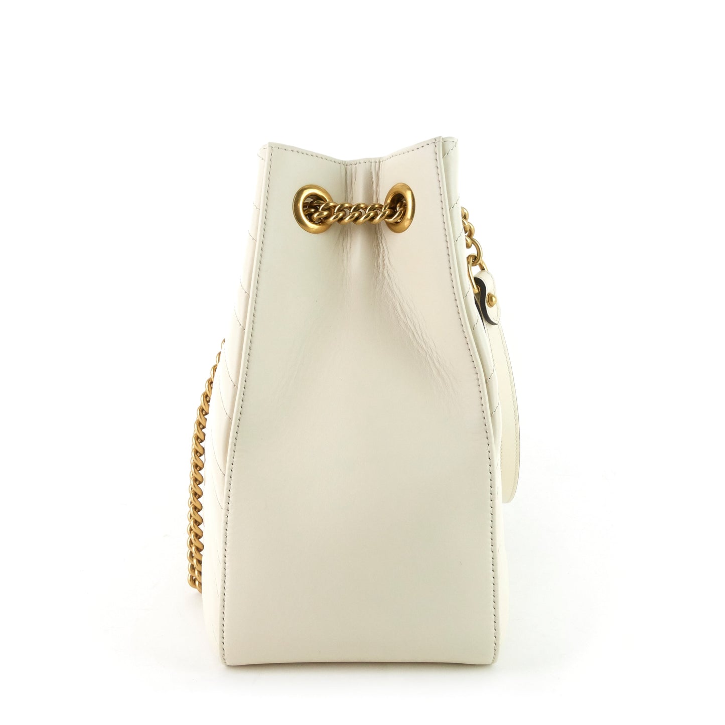 Gucci Marmont Medium Matelass� Calf Leather Chain Shoulder Bag