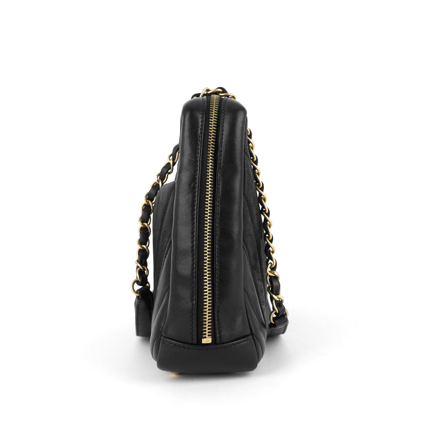 Chanel Chevron Quilted Lambskin Camera Bag