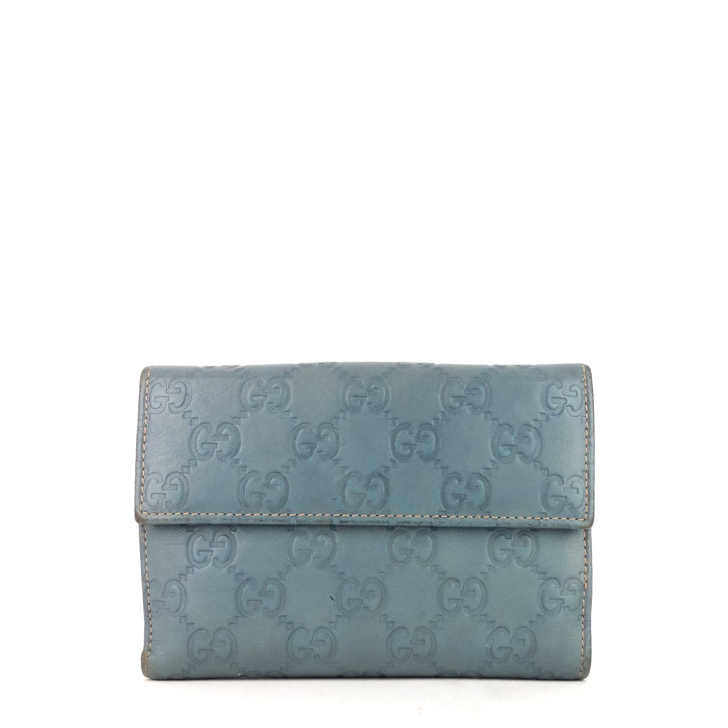 Gucci Guccissima Leather Bifold Snap Wallet