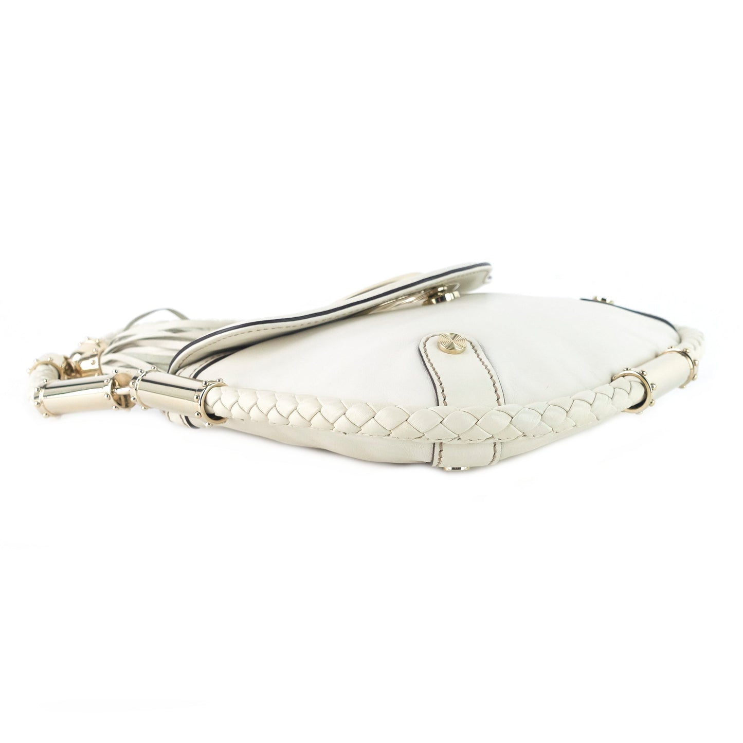 Gucci Britt Tassel Small Calfskin Leather Hobo Bag