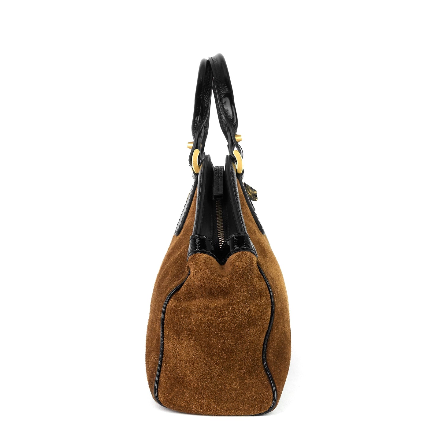 Gucci Ophidia RE(BELLE) Medium Suede and Leather Bag