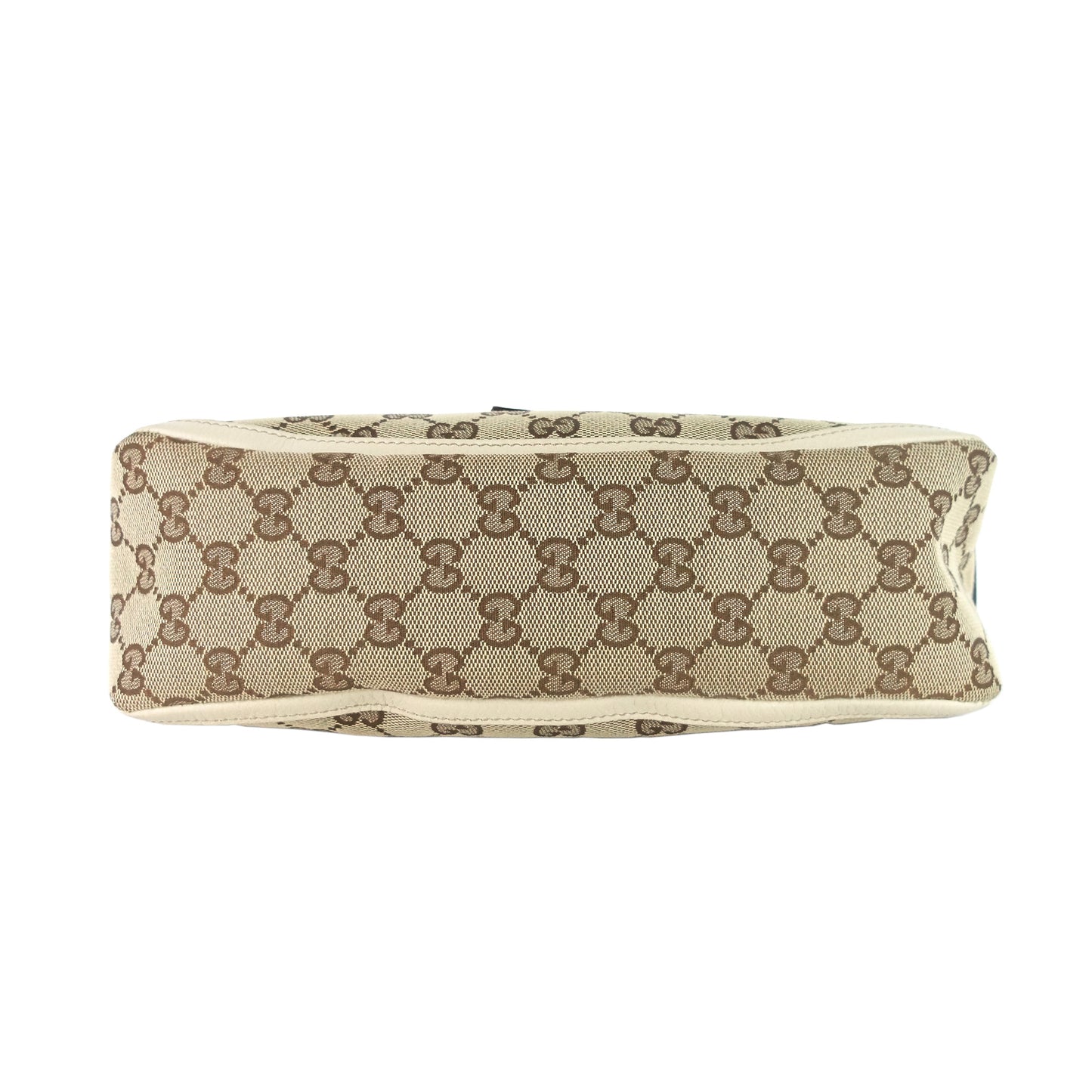 Gucci Abbey D-Ring Monogram Canvas Pochette Bag