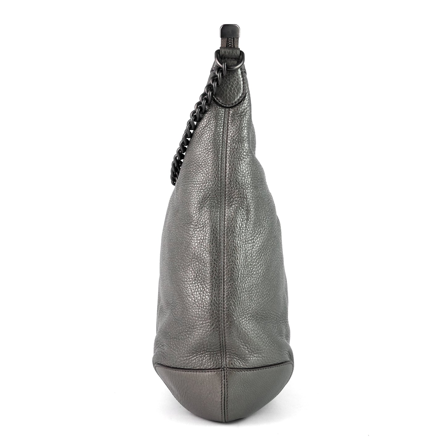 Gucci Soho Chain Pebbled Calf Leather Hobo Bag
