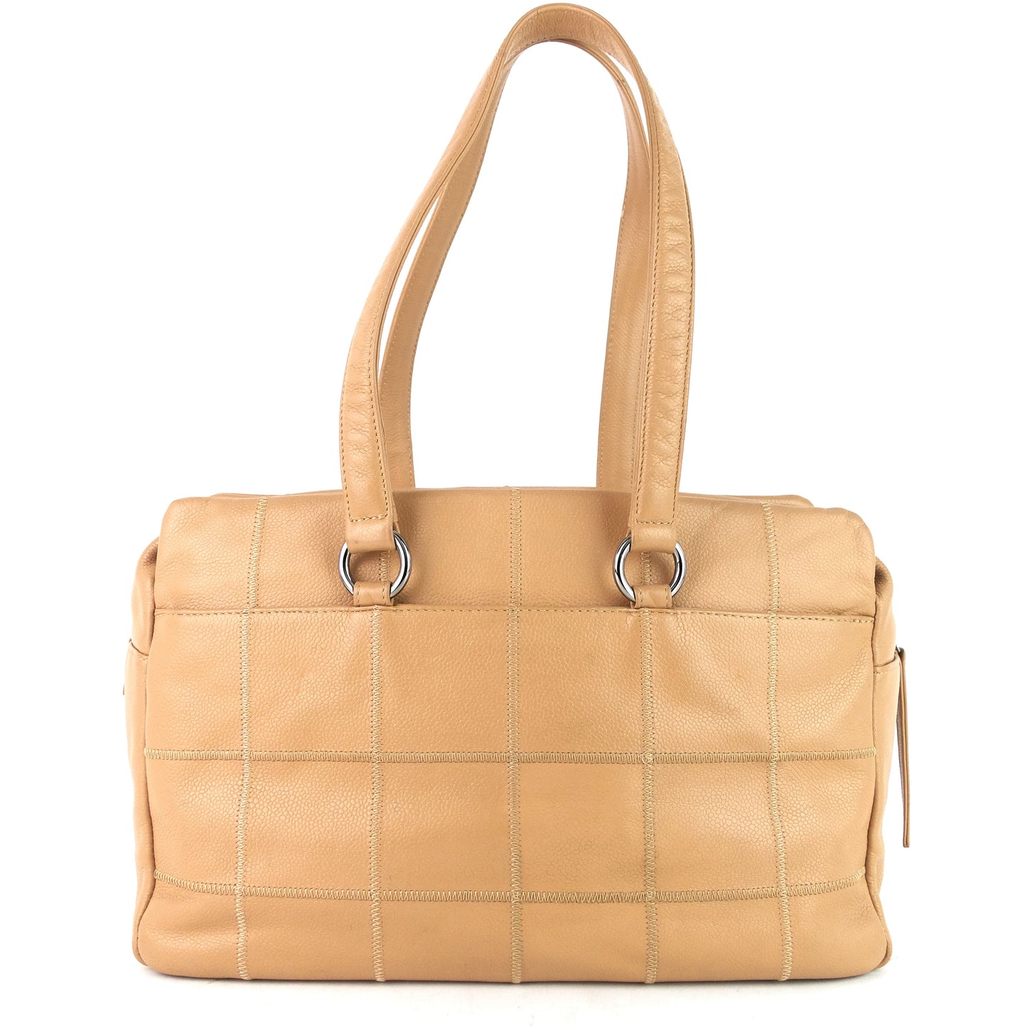 Chanel Choco Bar Caviar Shoulder Bag