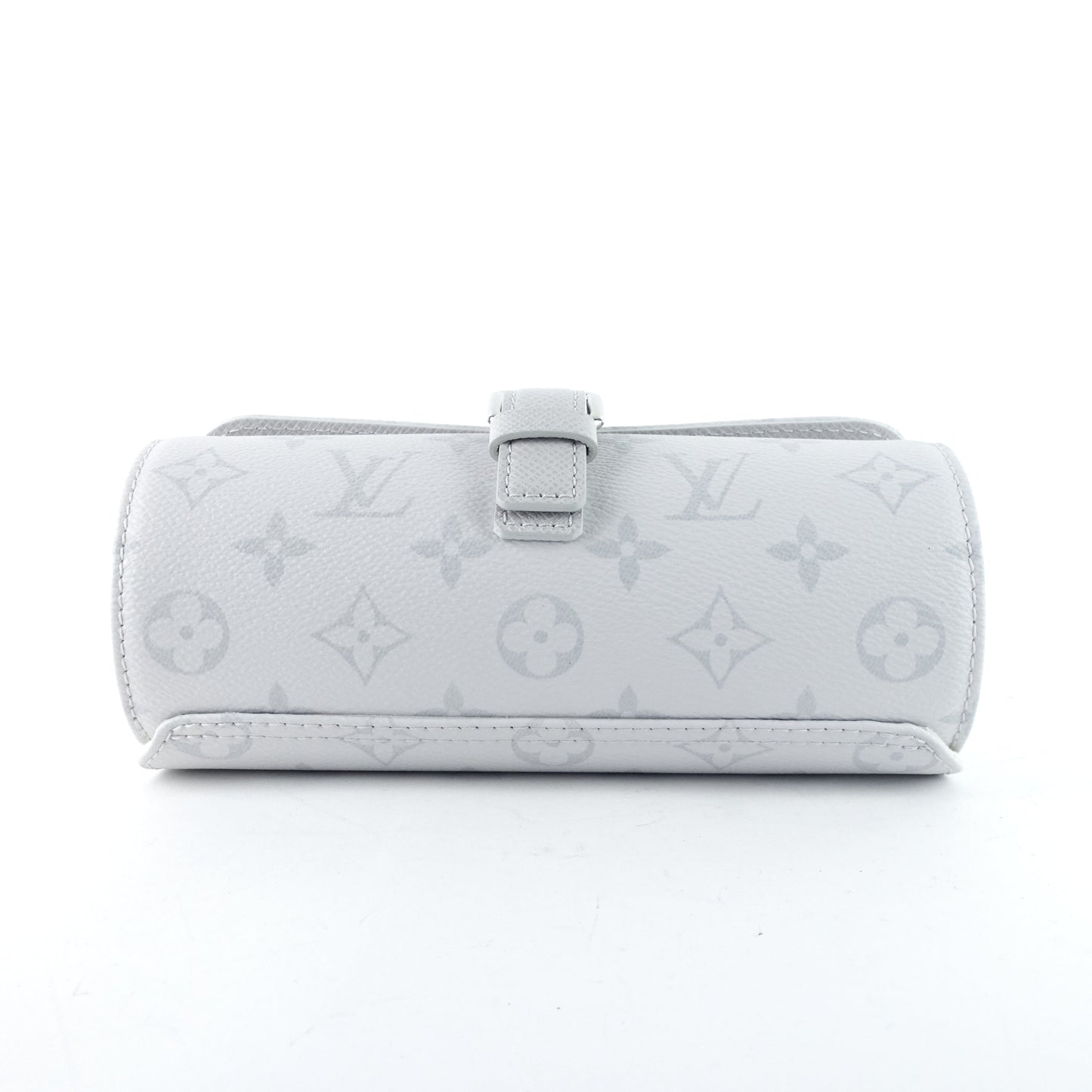Louis Vuitto 3 Watch Case Monogram Antarctica Canvas Bag
