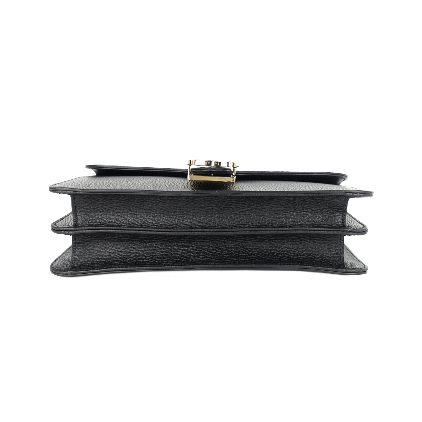Gucci Dollar Interlocking G Medium Calfskin Leather Shoulder Bag