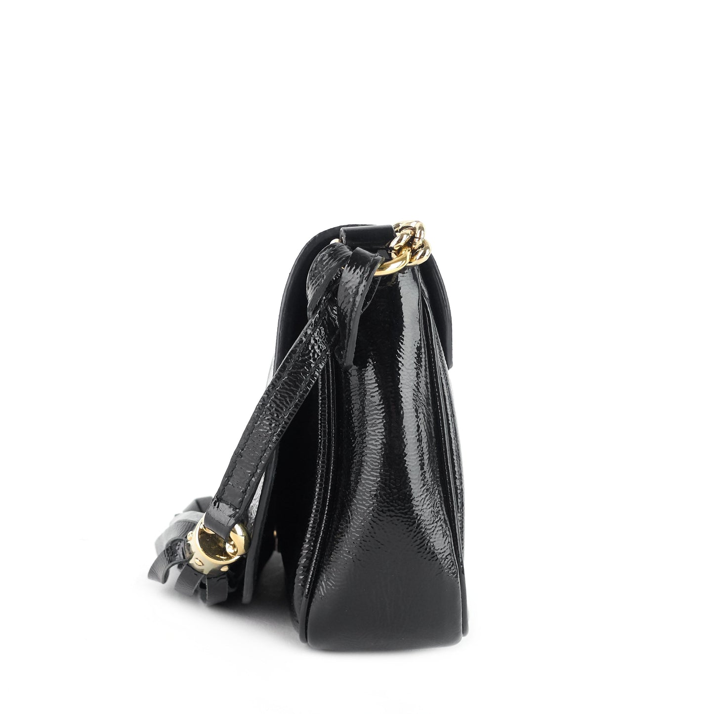 Gucci Soho Patent Leather Chain Crossbody Bag