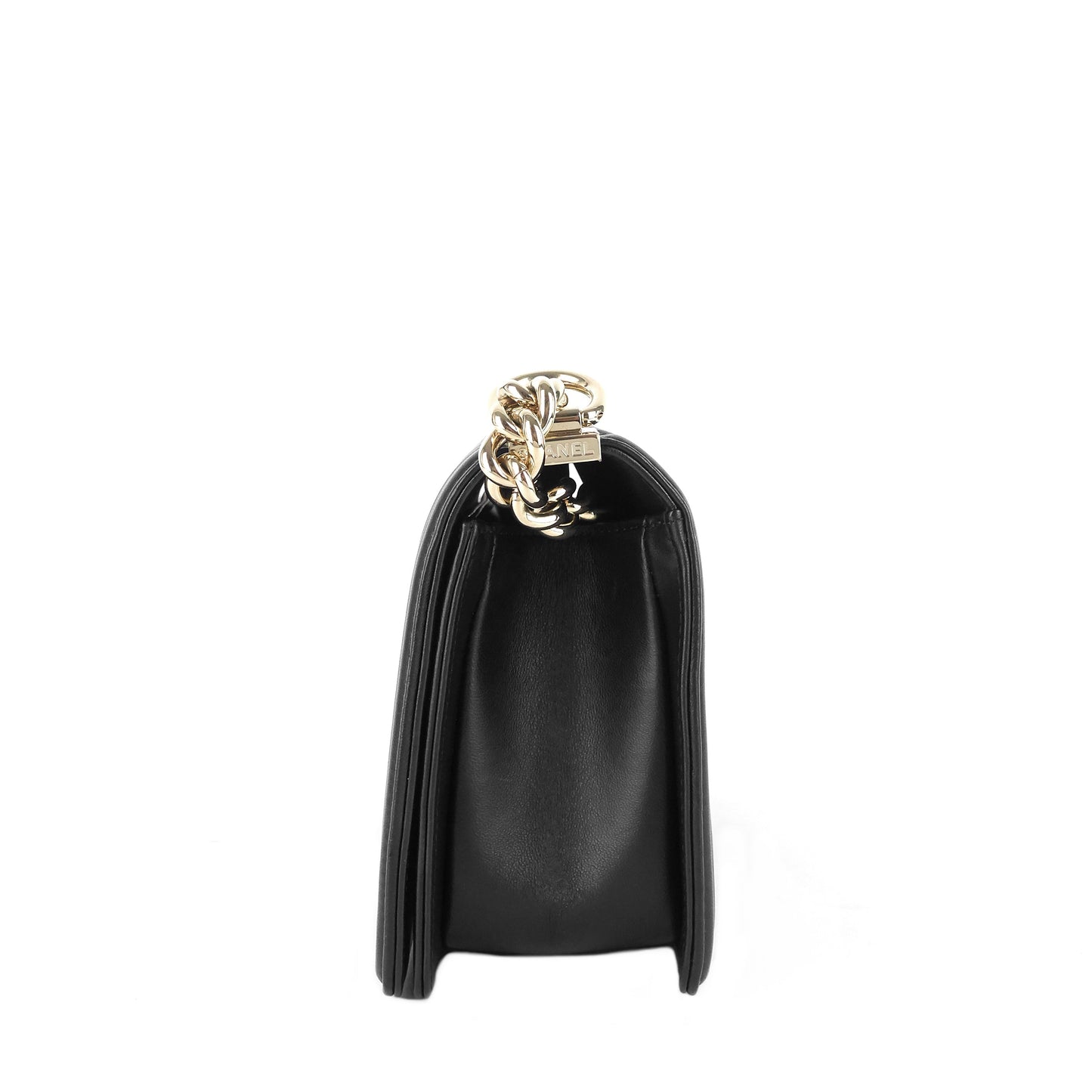 Chanel Boy Medium Chevron Quilted Calfskin Leather Bag