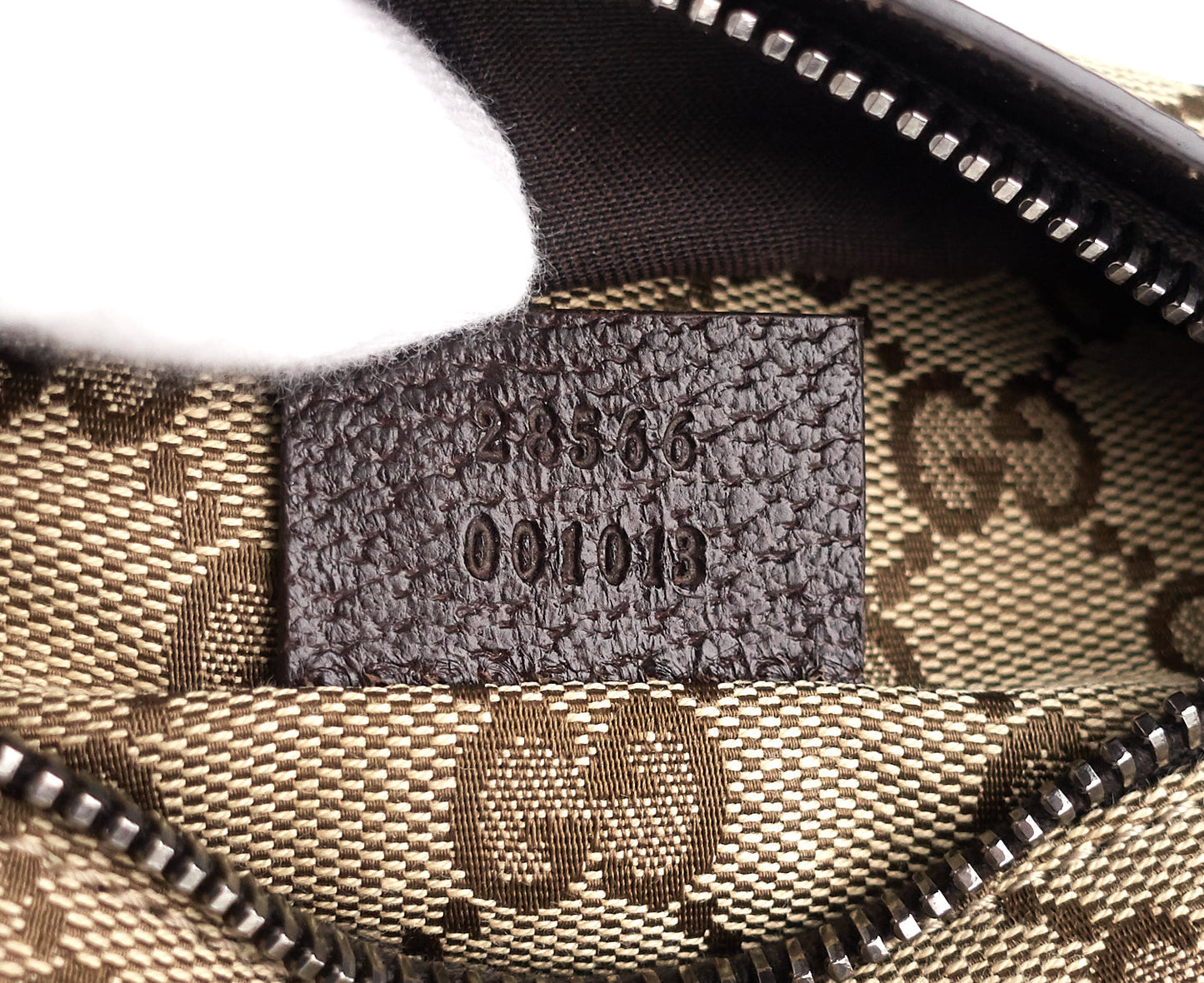 Gucci Monogram Canvas Belt Bag