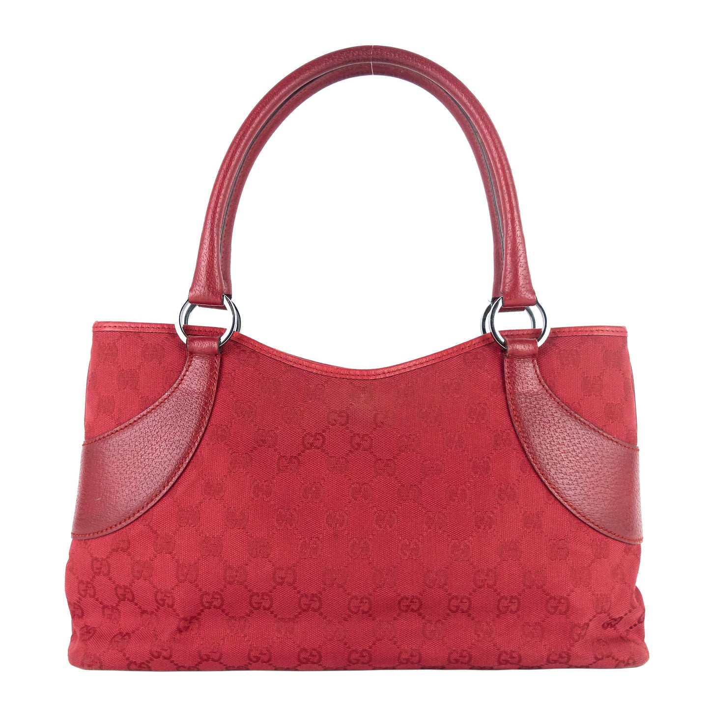 Gucci Open Monogram Canvas Tote Bag