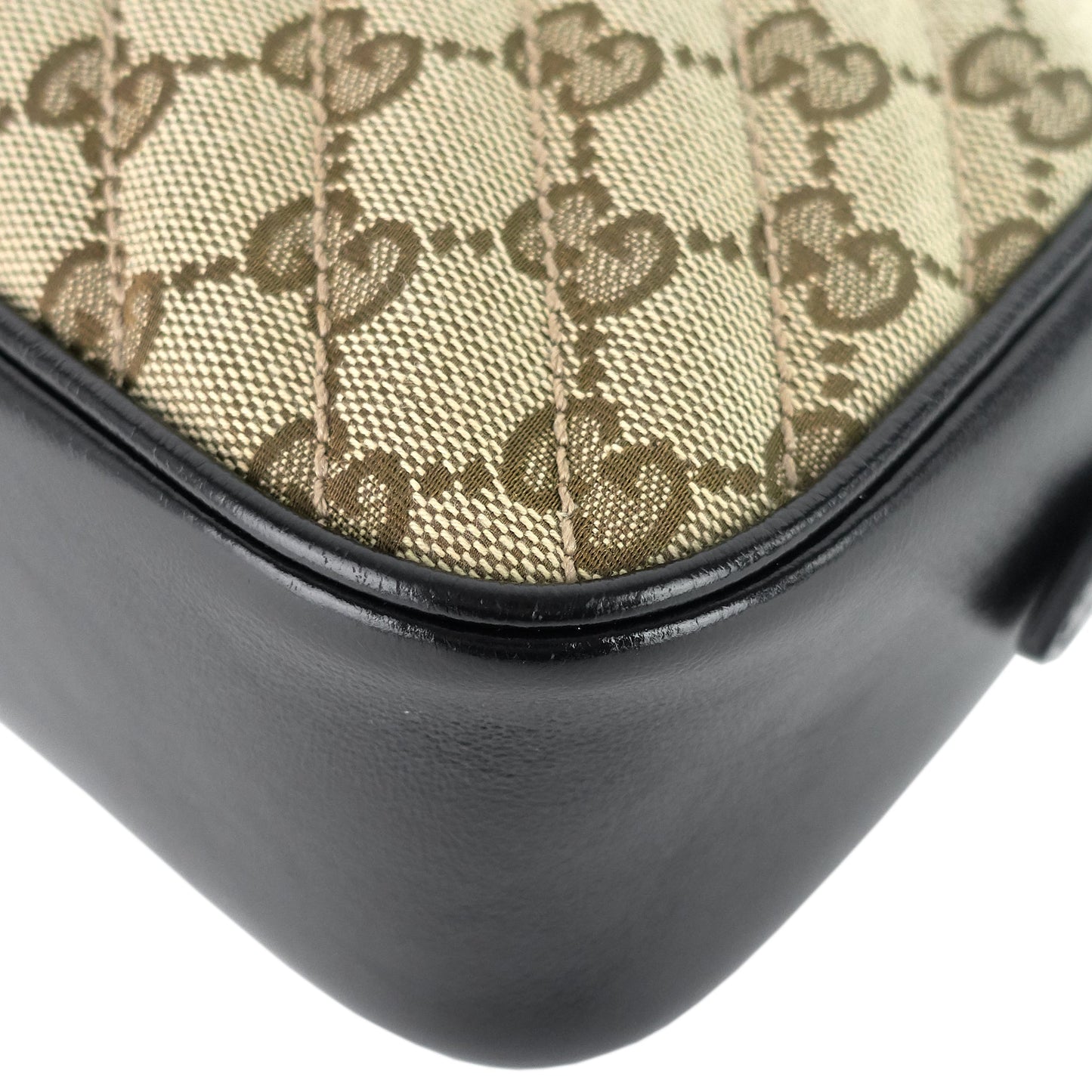 Gucci Marmont Small Canvas Chain Shoulder Bag
