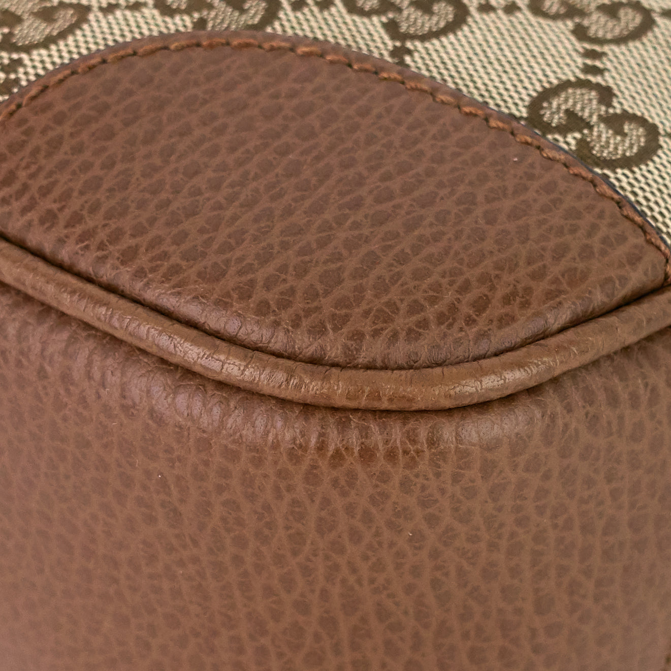 Gucci Bree Mini Monogram Canvas Messenger Bag