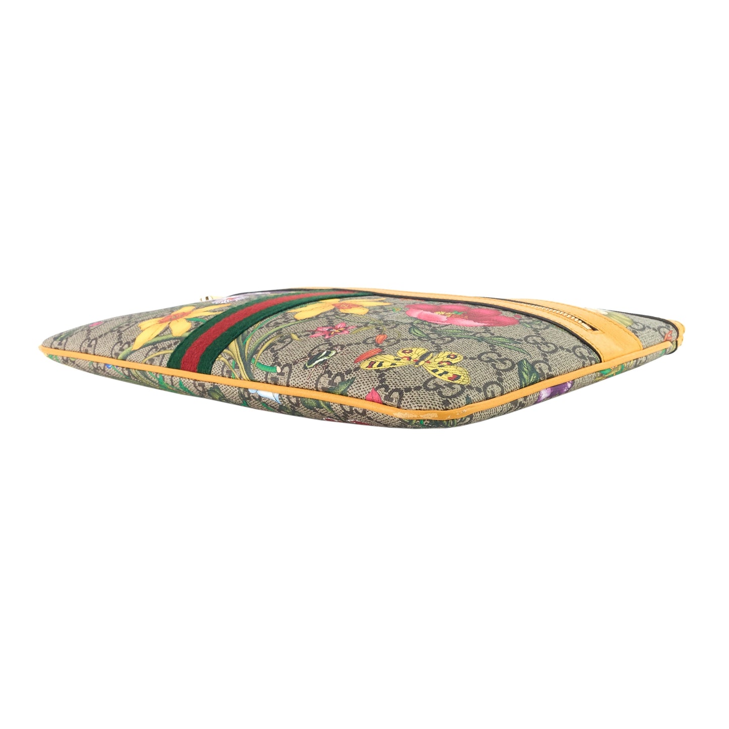 Gucci Ophidia GG Supreme Canvas Floral Clutch Bag