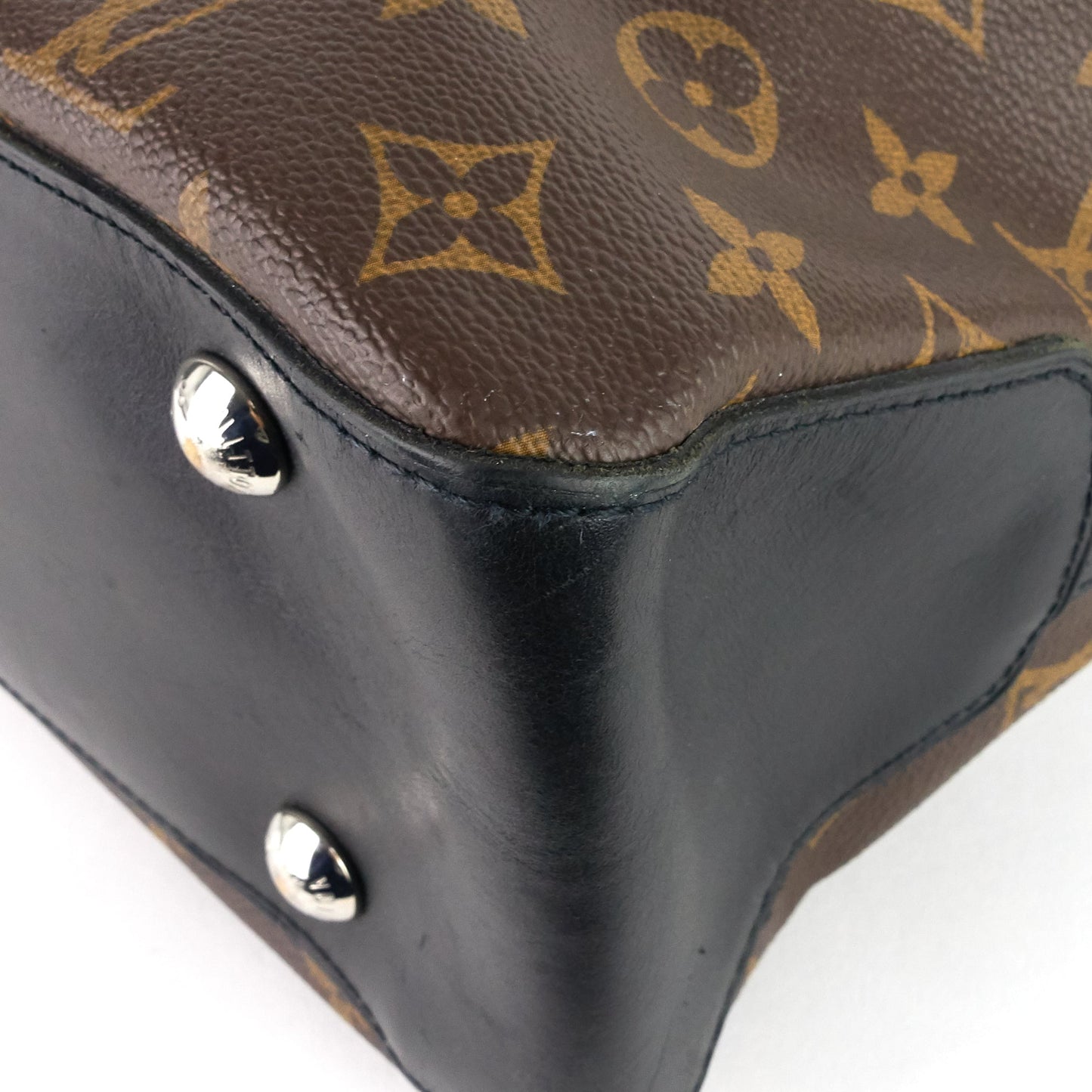 Louis Vuitto Davis Monogram Macassar Canvas Tote Bag