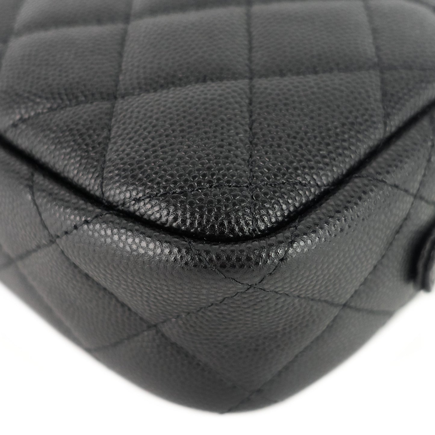 Chanel Camera Case Mini Caviar Leather Bag