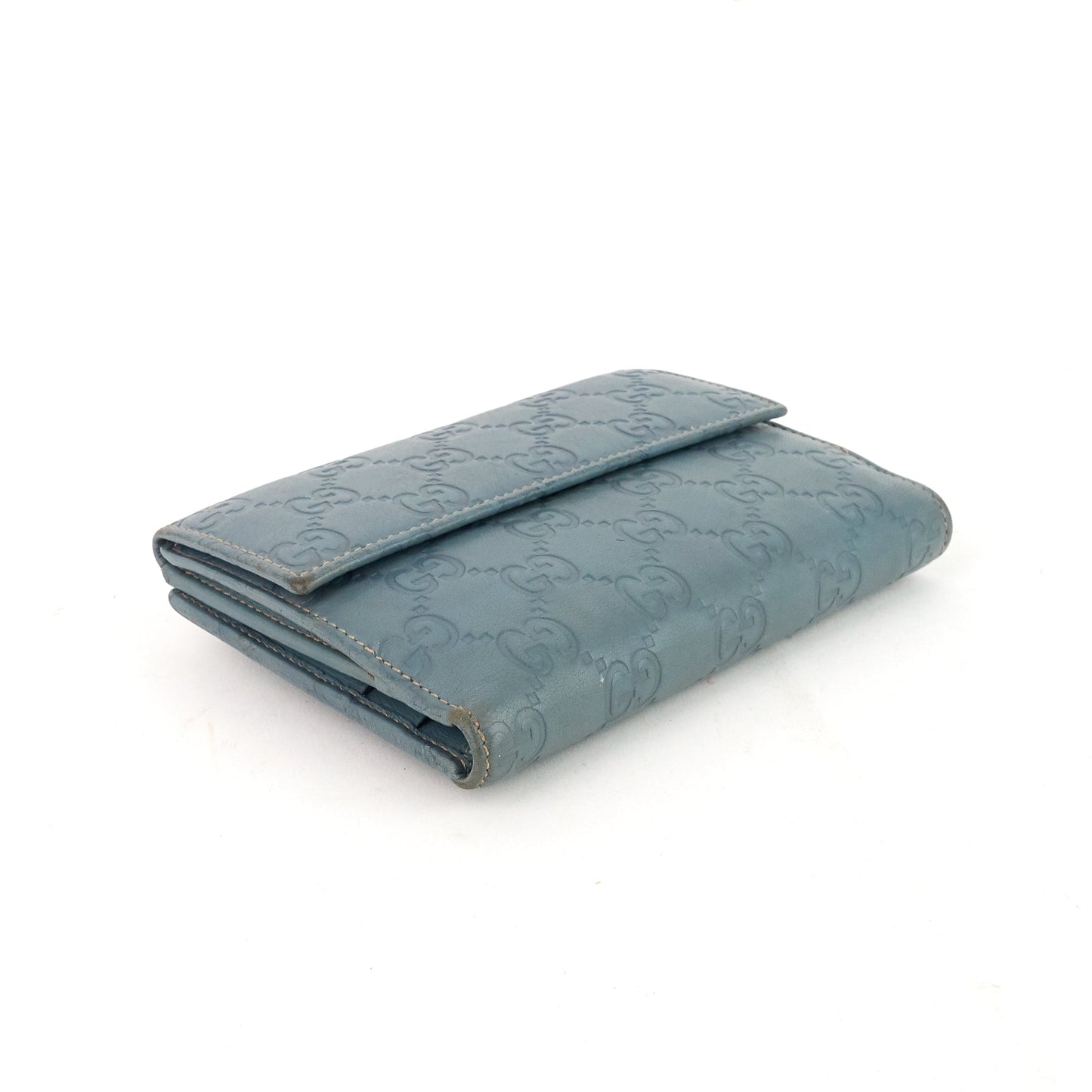 Gucci Guccissima Leather Bifold Snap Wallet
