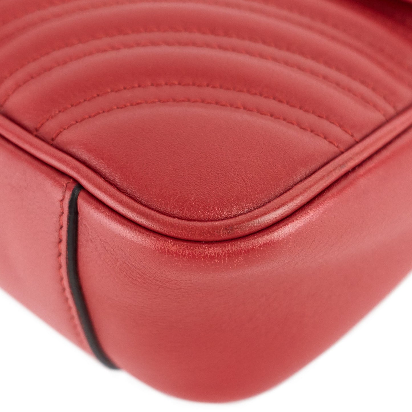 Gucci GG Marmont Small Matelass� Calfskin Leather Shoulder Bag