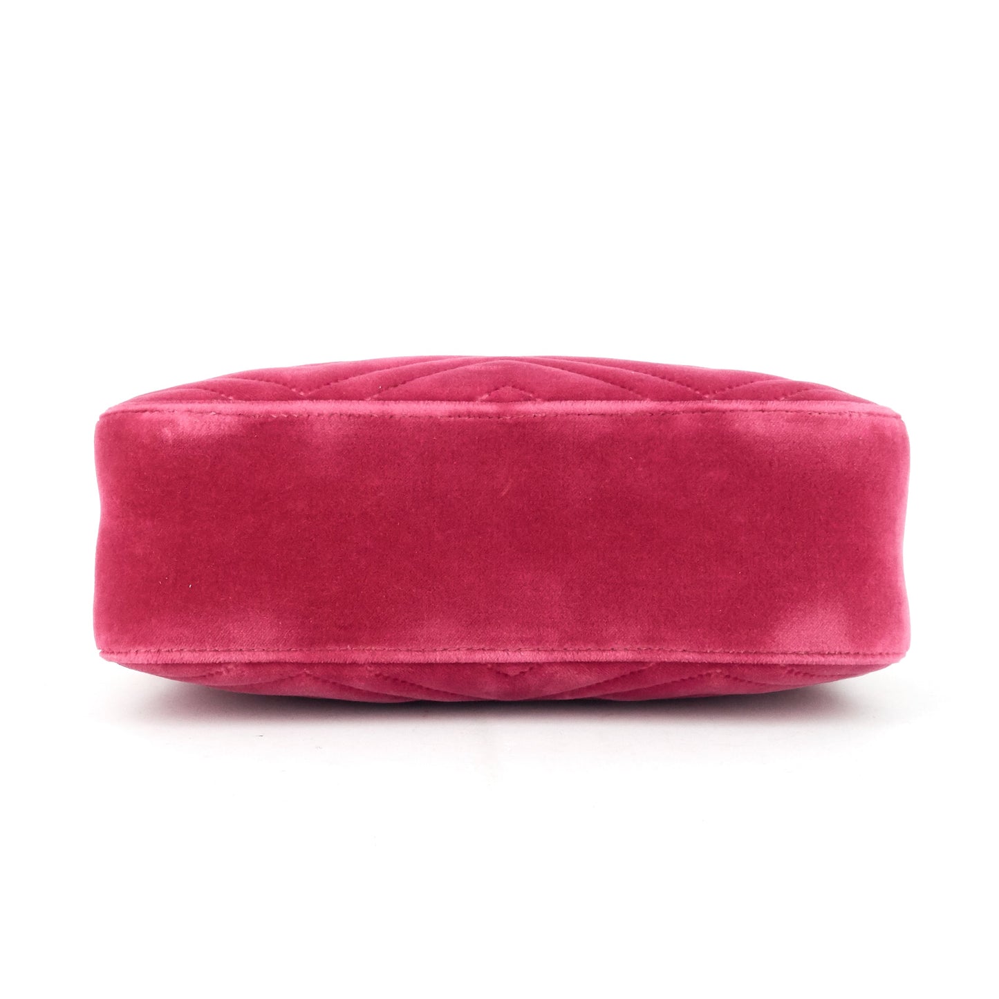 Gucci Marmont 2.0 Fuchsia Velvet Shoulder Bag