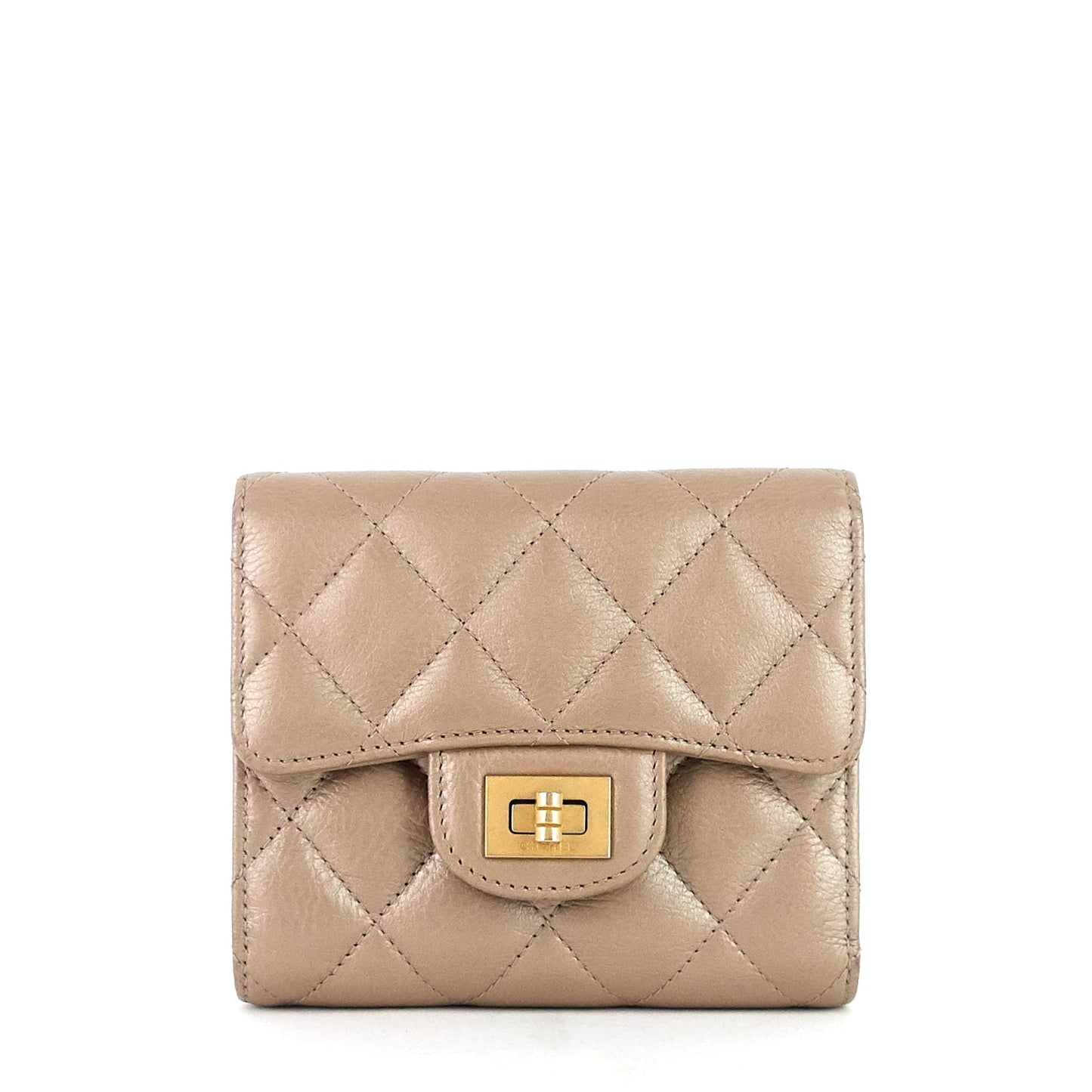 Chanel Reissue Compact Metallic Calfskin Wallet