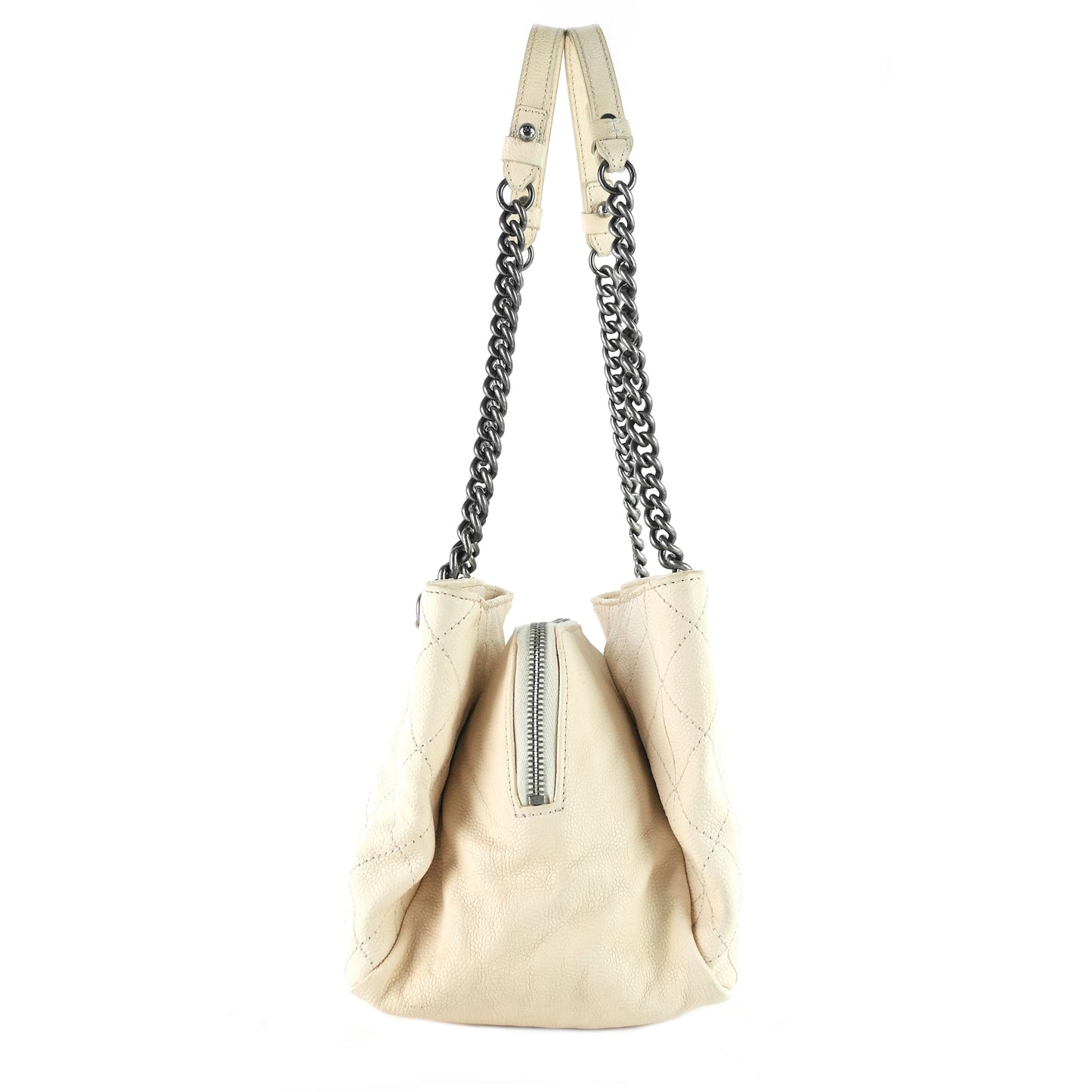 Chanel Chic Small Matelassé Caviar Leather Tote Bag