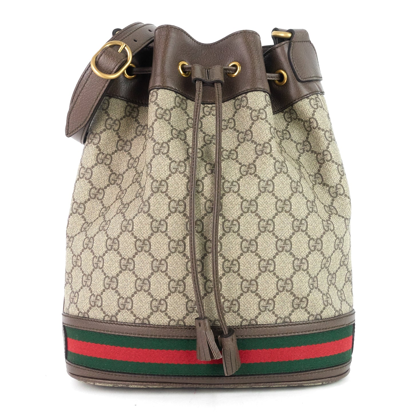 Gucci Ophidia GG Supreme Canvas Bucket Bag