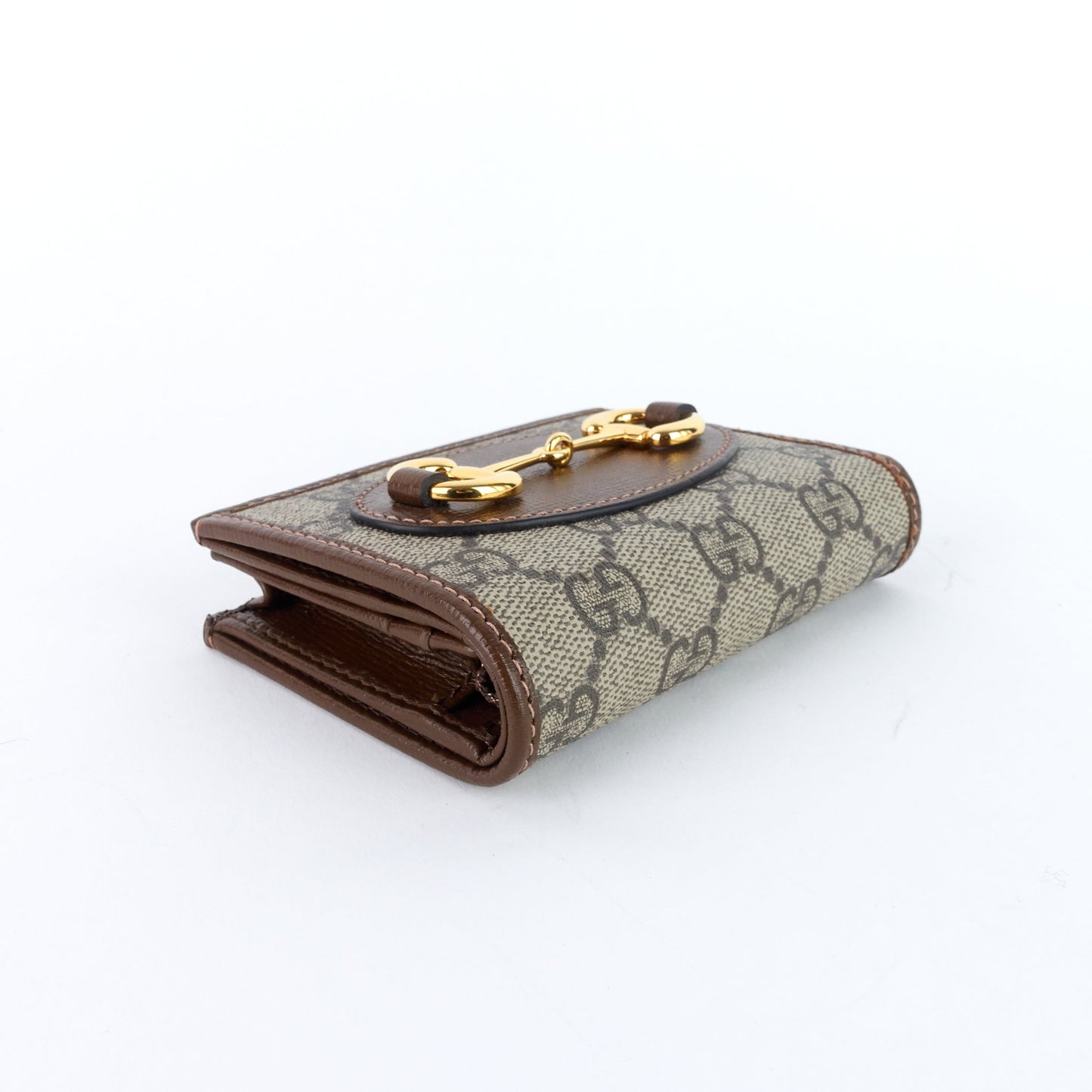 Gucci Horsebit 1955 GG Supreme Canvas Card Case
