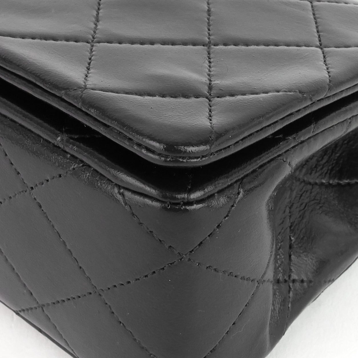 Chanel Lambskin Leather Small Single Flap Bag