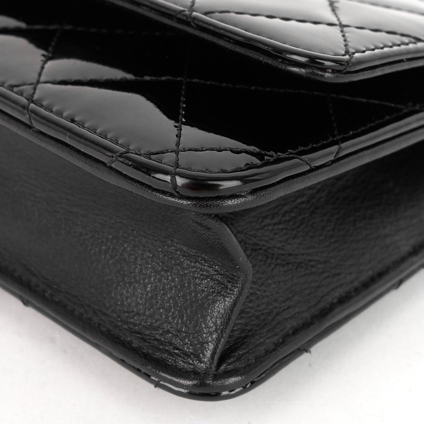 Chanel Patent Leather Wallet on Chain Bag