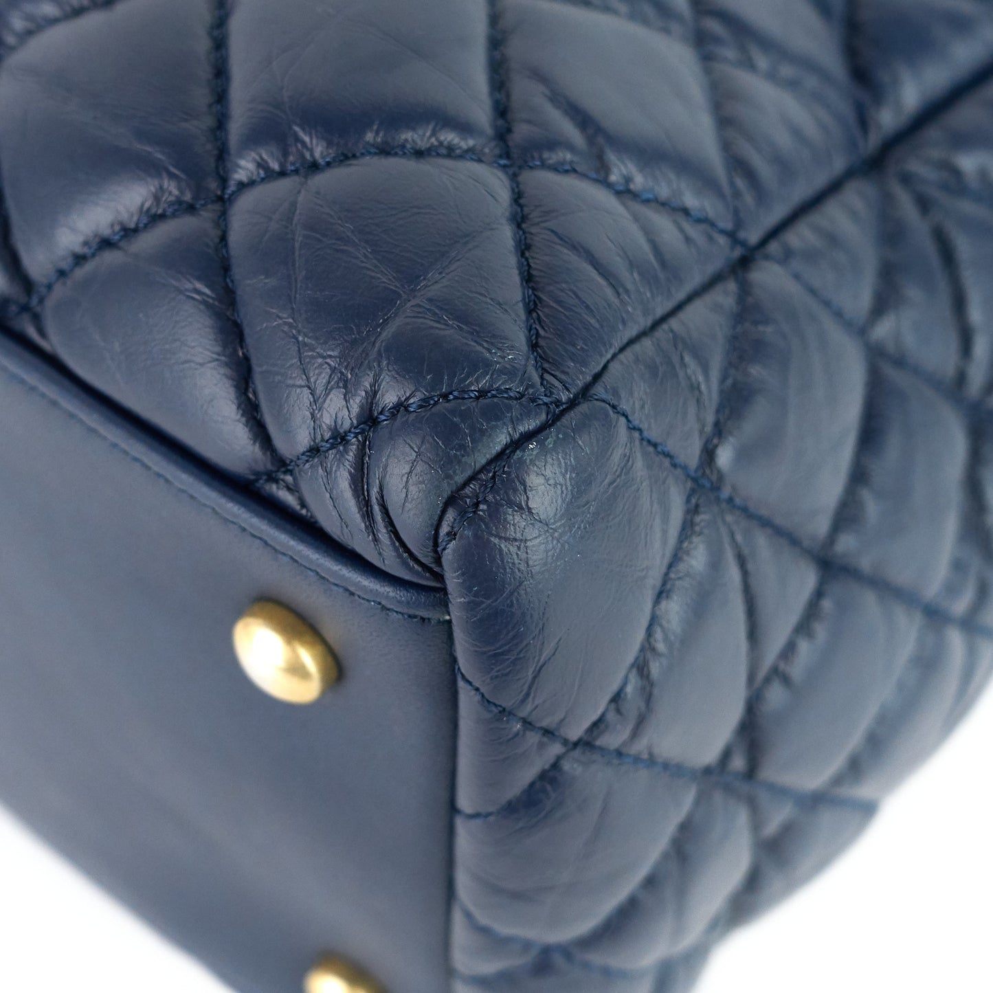Chanel Coco Handle Medium Lambskin Leather Shopping Tote Bag