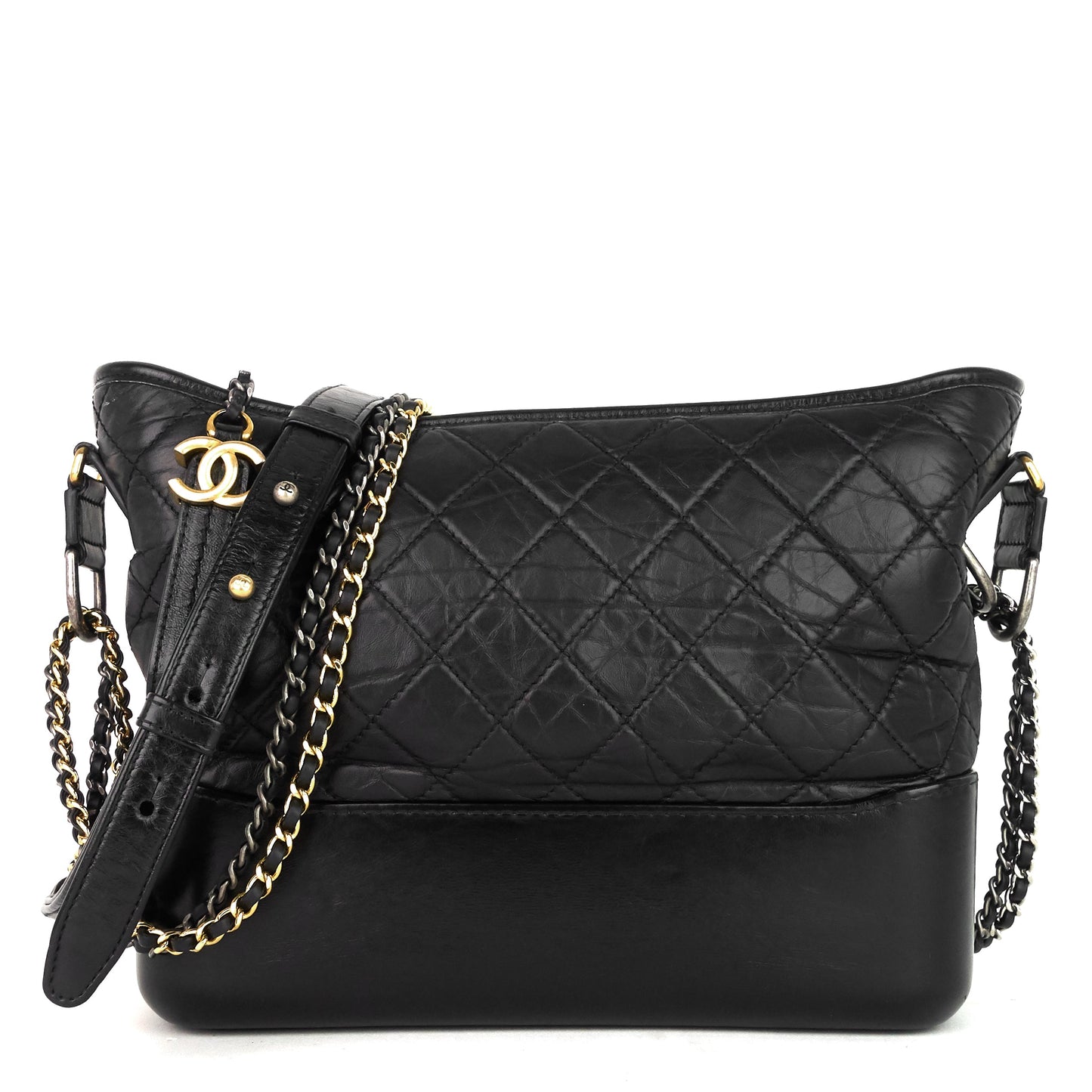Chanel Gabrielle Calf Leather Medium Hobo Bag
