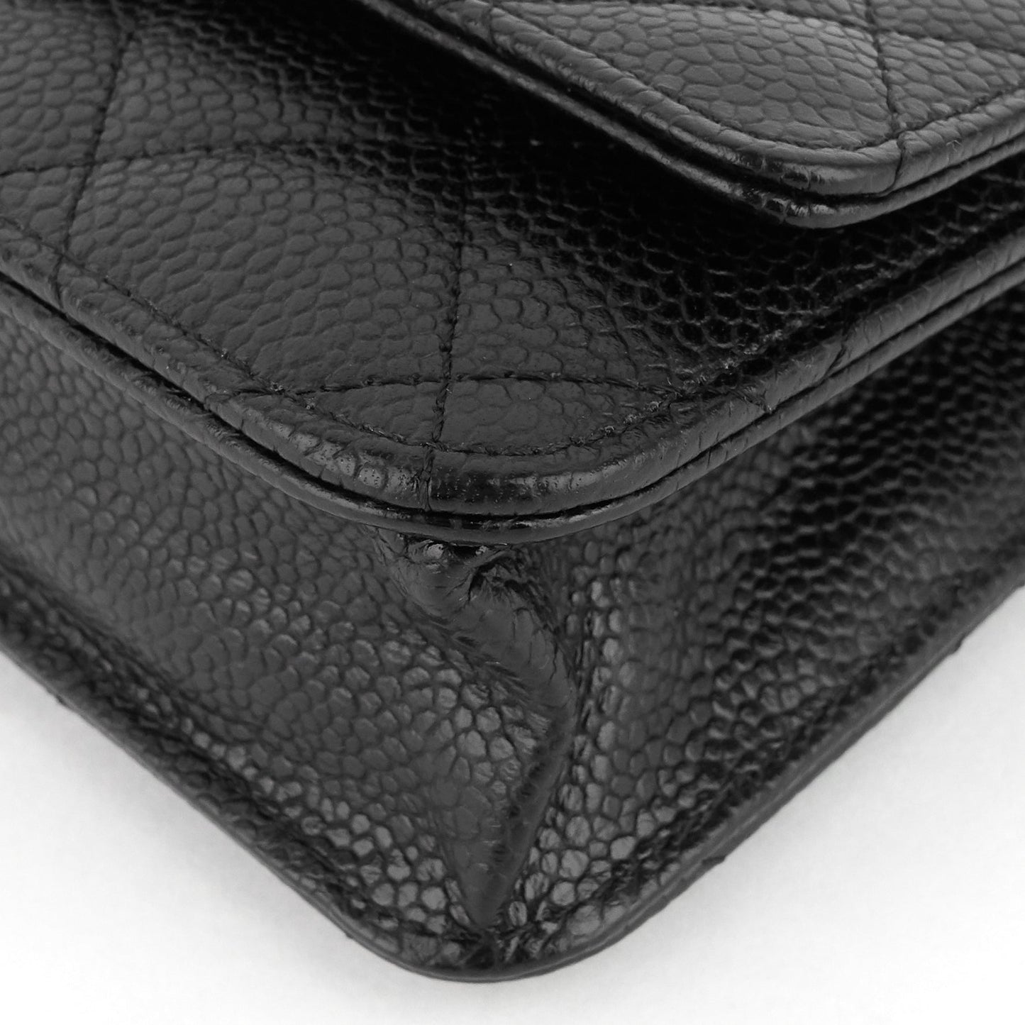 Chanel Wallet on Chain Caviar Leather Bag
