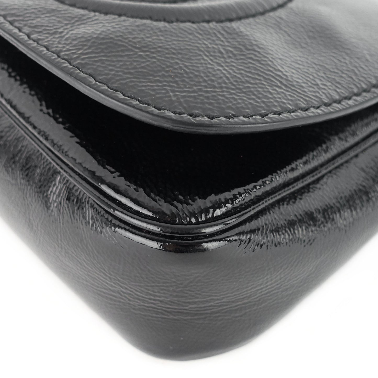 Gucci Soho Patent Leather Chain Crossbody Bag