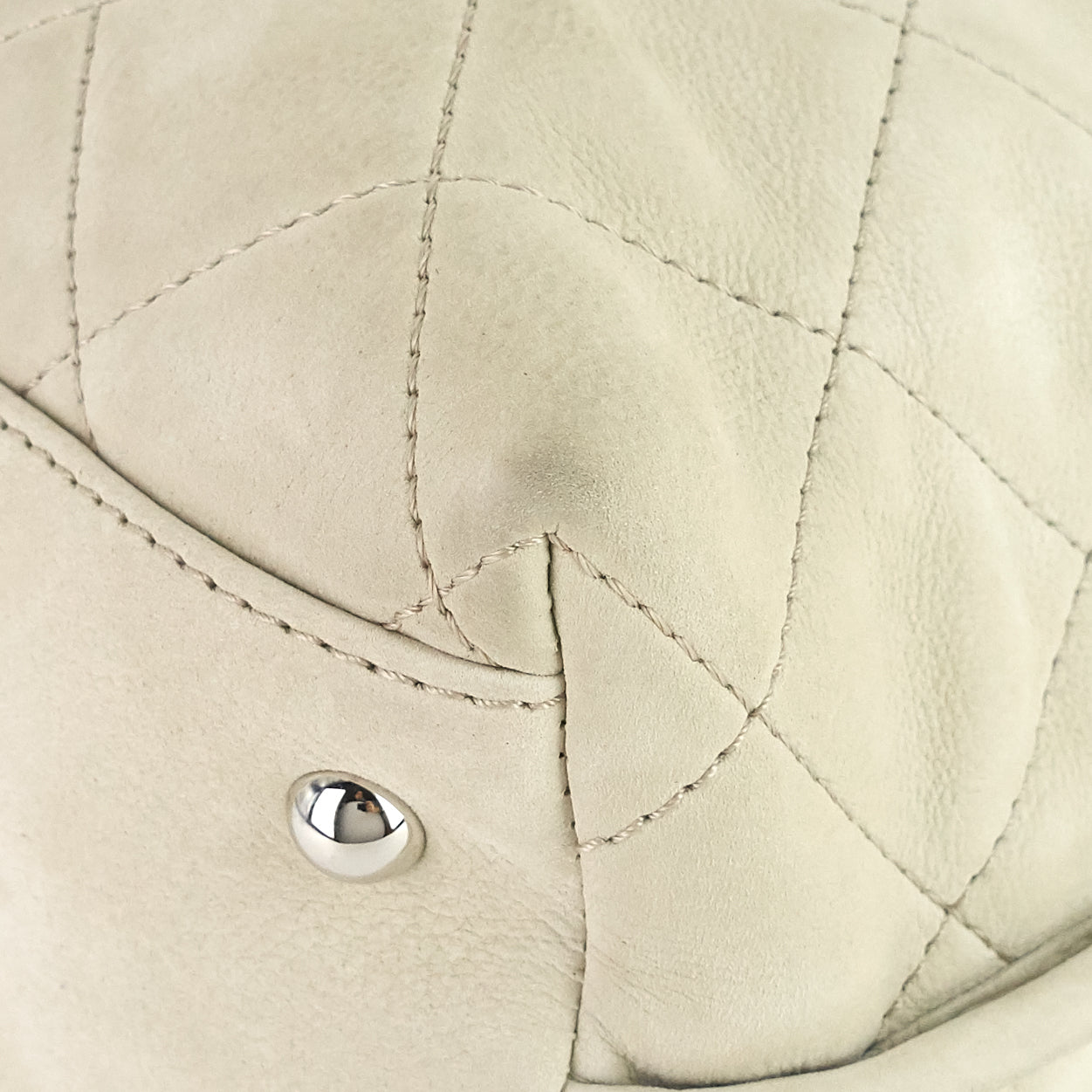 Chanel French Riviera Quilted Suede Hobo Bag
