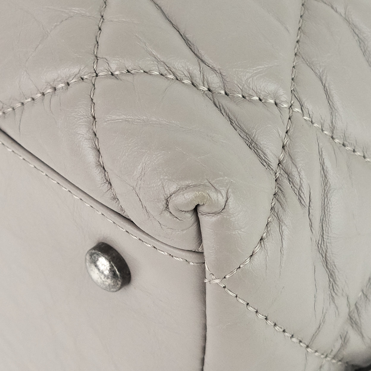 Chanel Aged Calfskin Small Bowling Bag